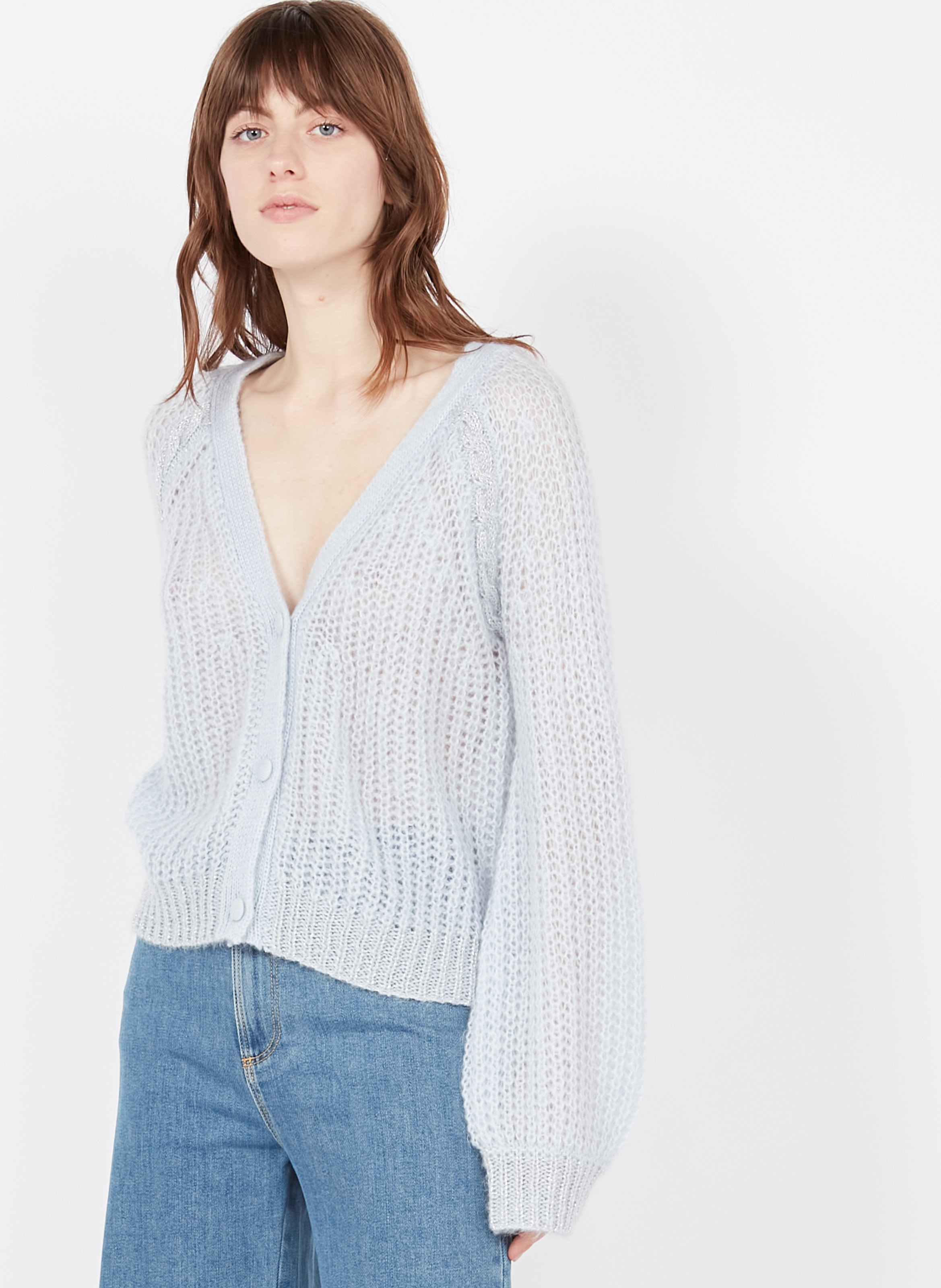 light blue summer cardigan