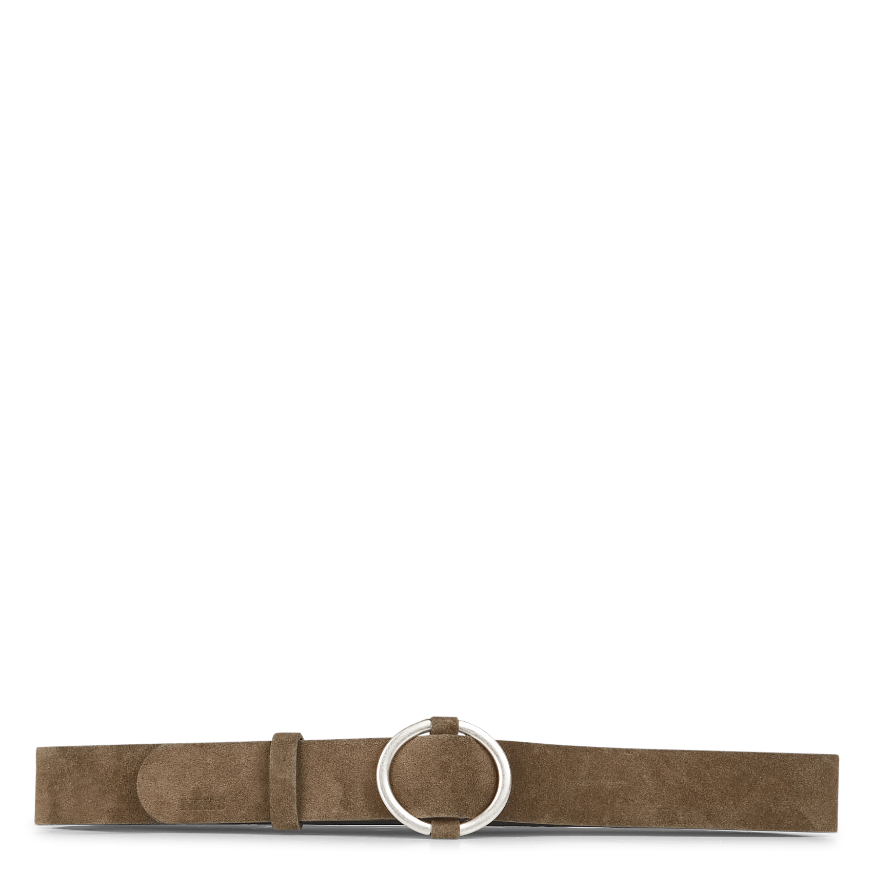 Leather Belt Kaki Ikks Women Place des Tendances