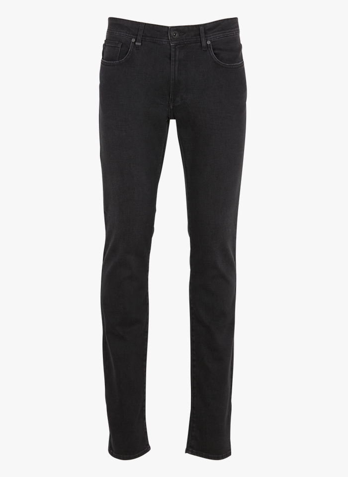 IKKS Black Slim-fit jeans with regular waist