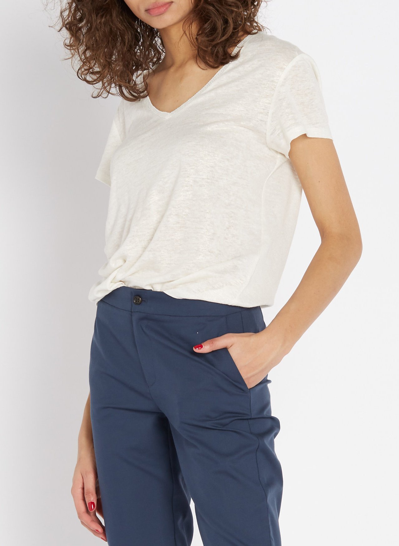 Tee-shirt en lin femme