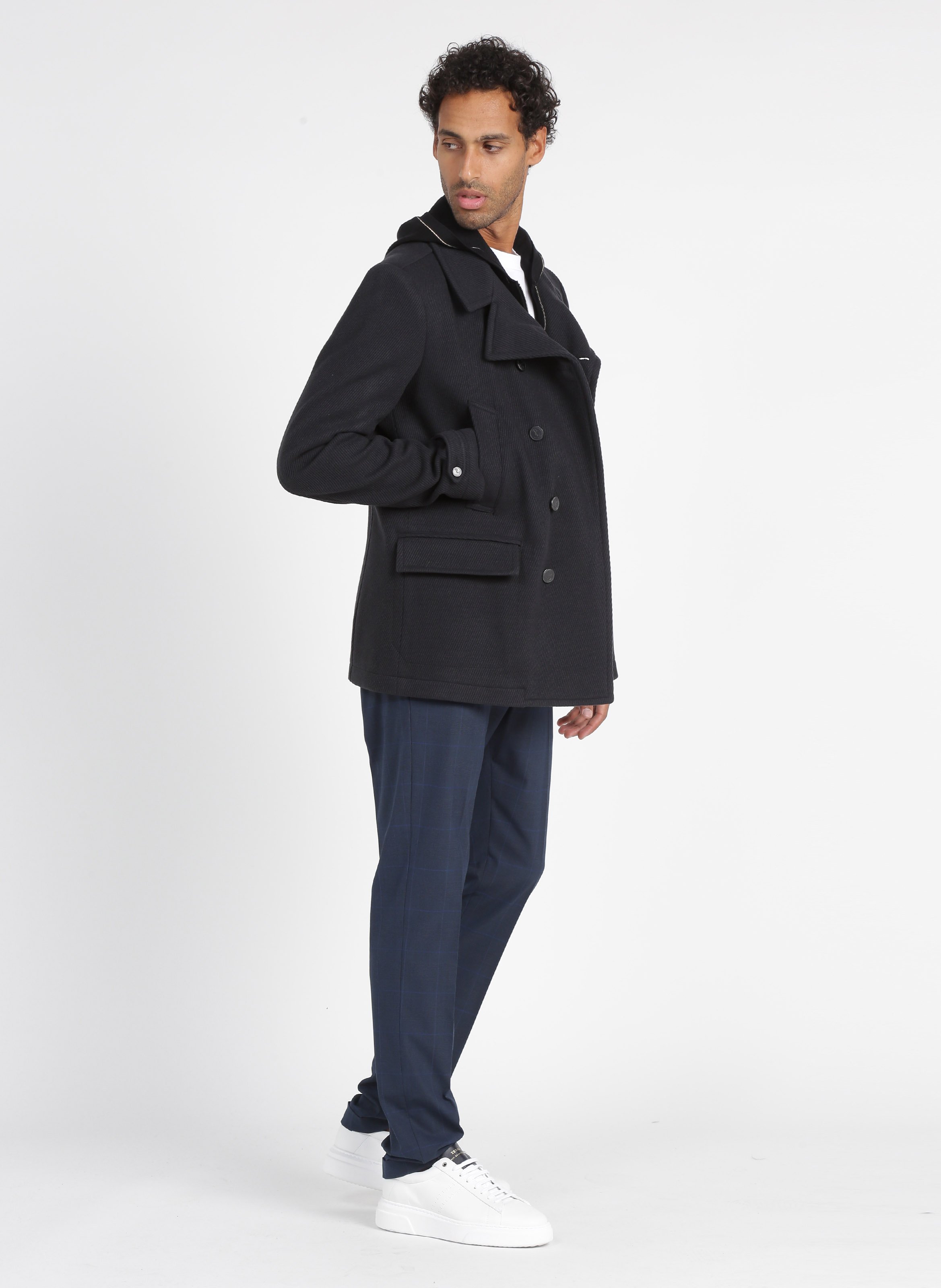 wool reefer jacket