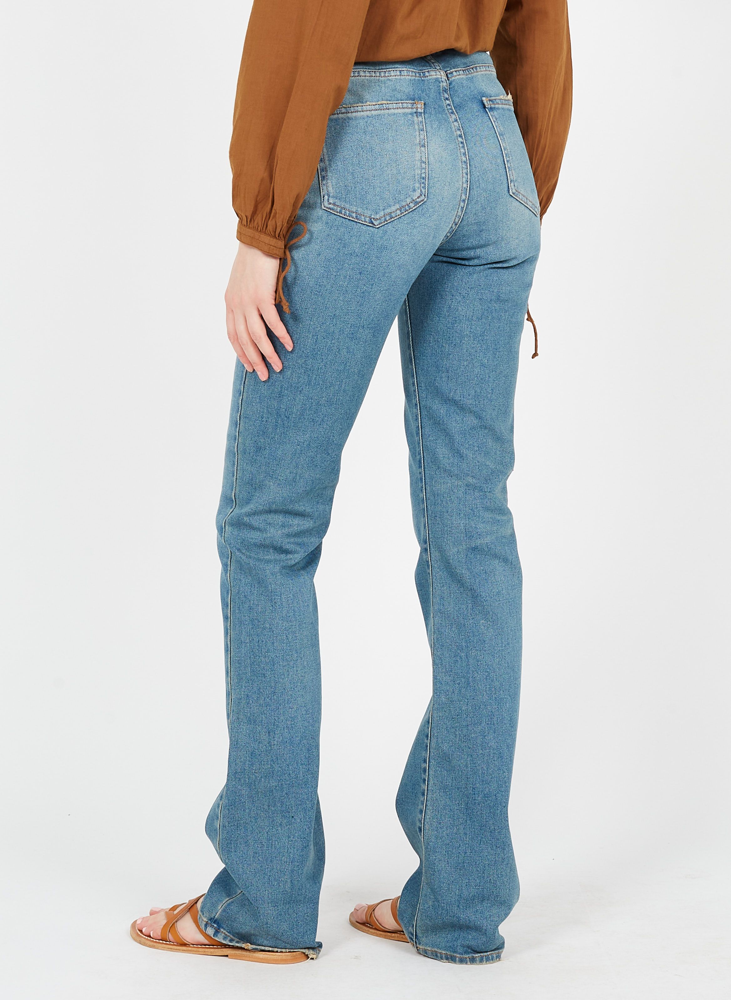 wrangler western yoke robin flare jeans