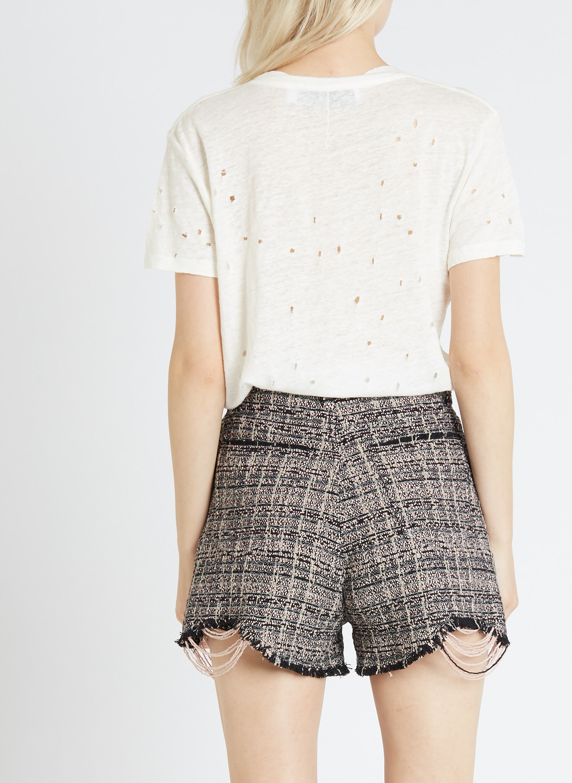 iro tweed shorts