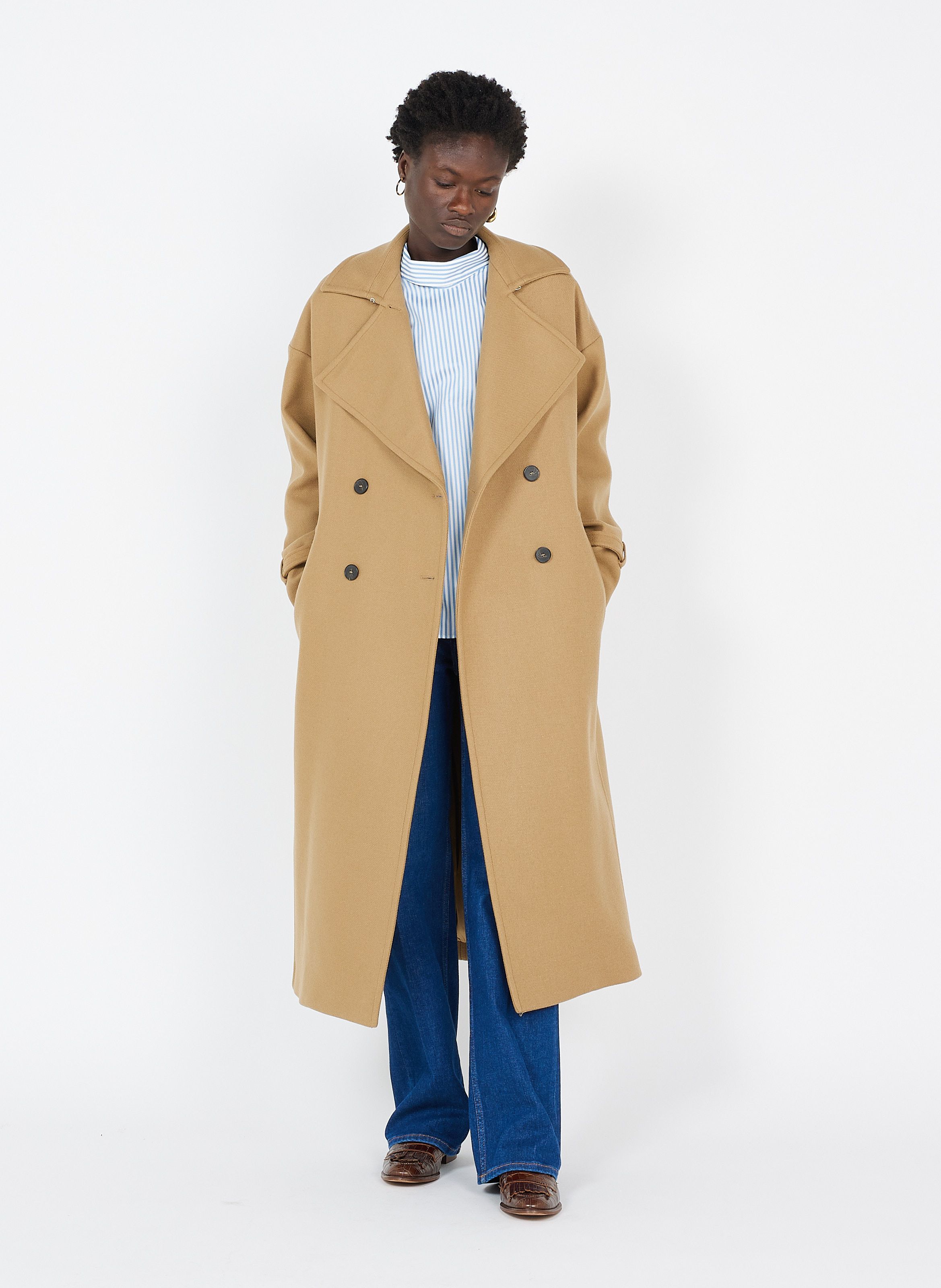 Camel 2025 reefer coat