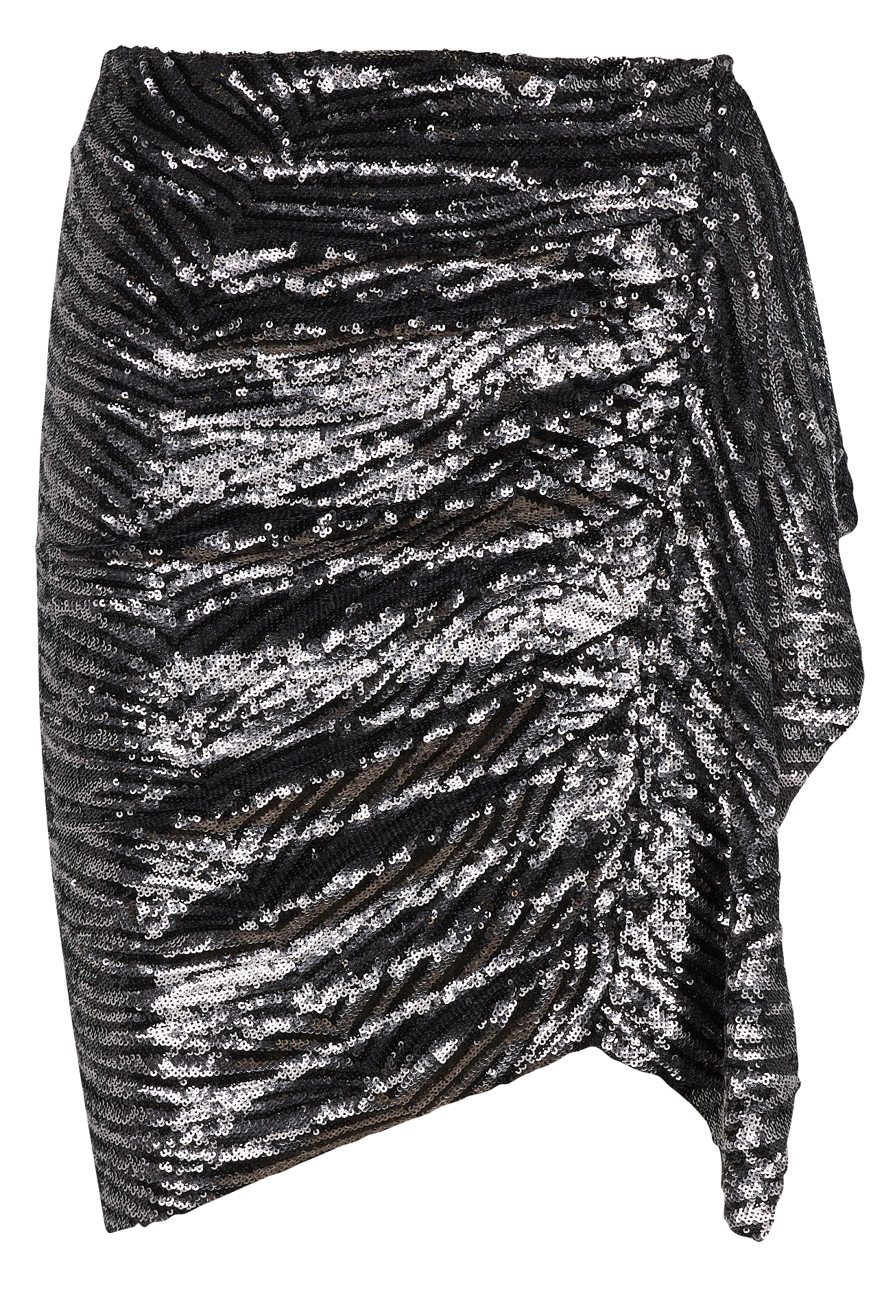 silver color skirt