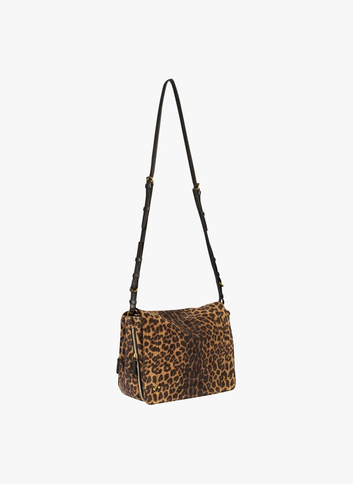 Leopard print 2025 messenger bag
