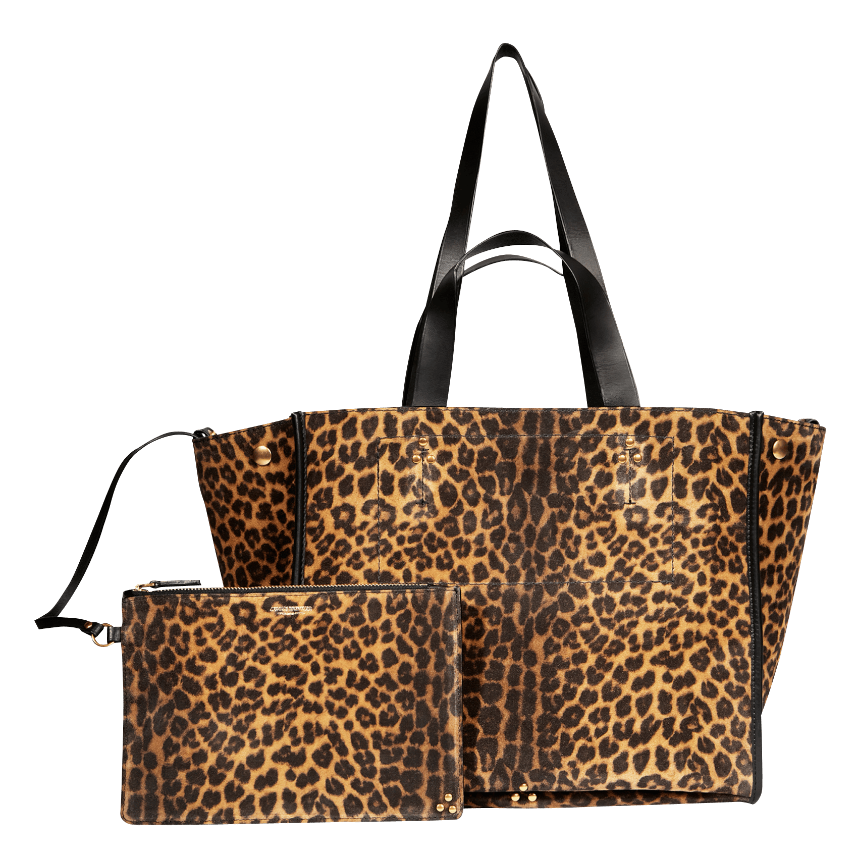 leopard shopper bag