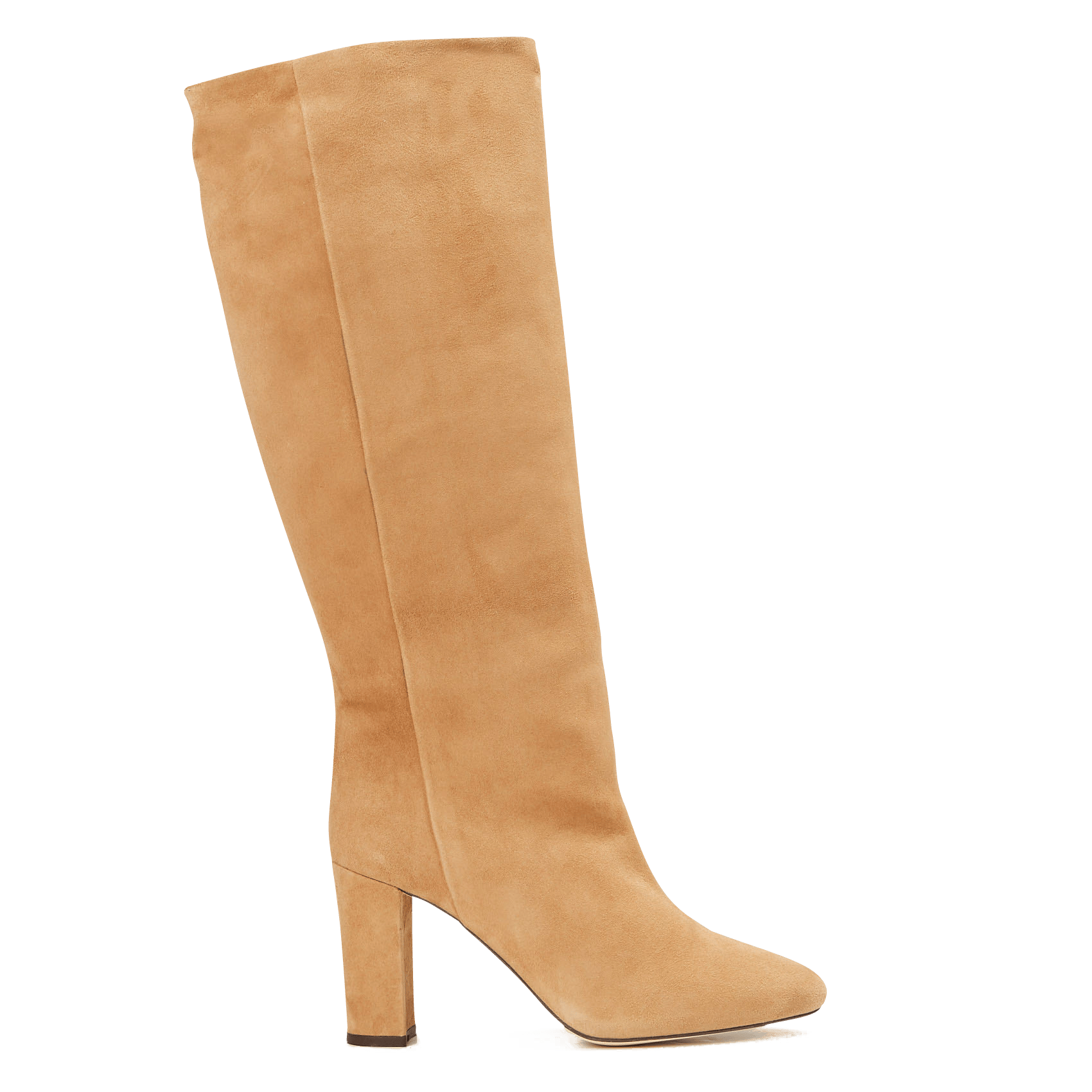 camel suede booties