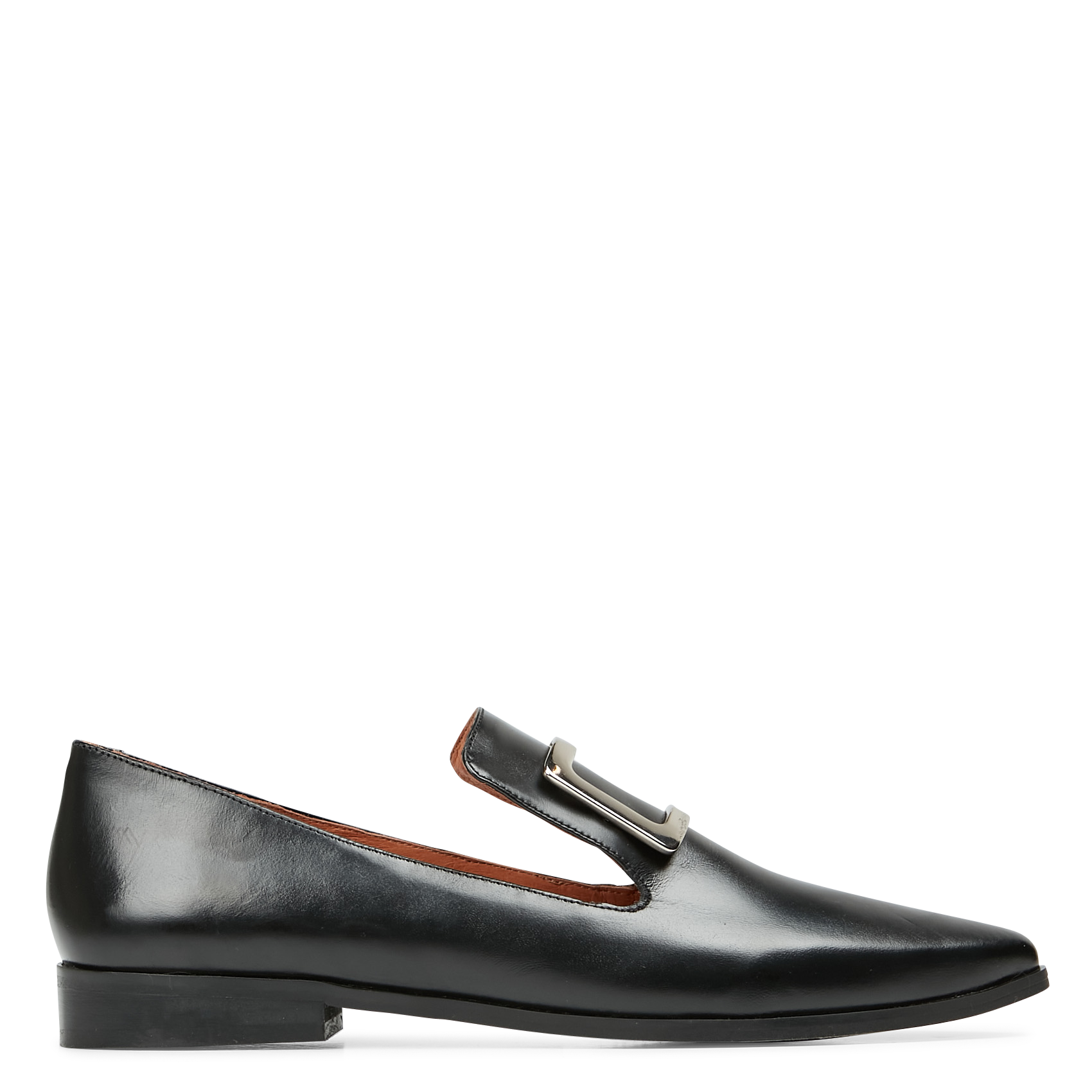 black buckle loafers womens