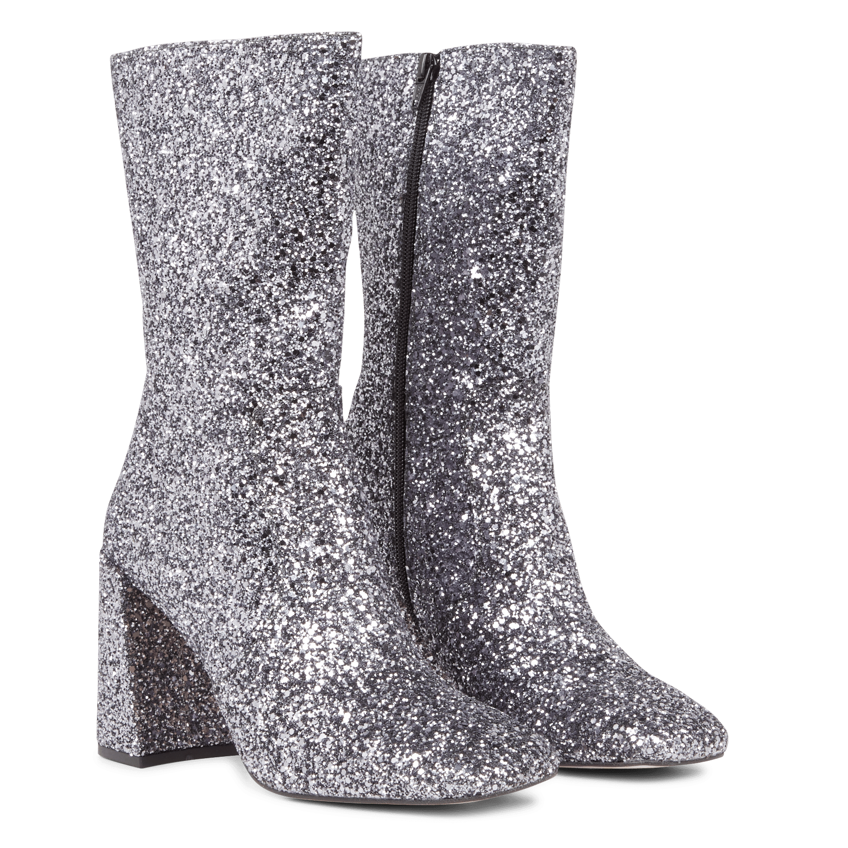 sparkly heeled boots
