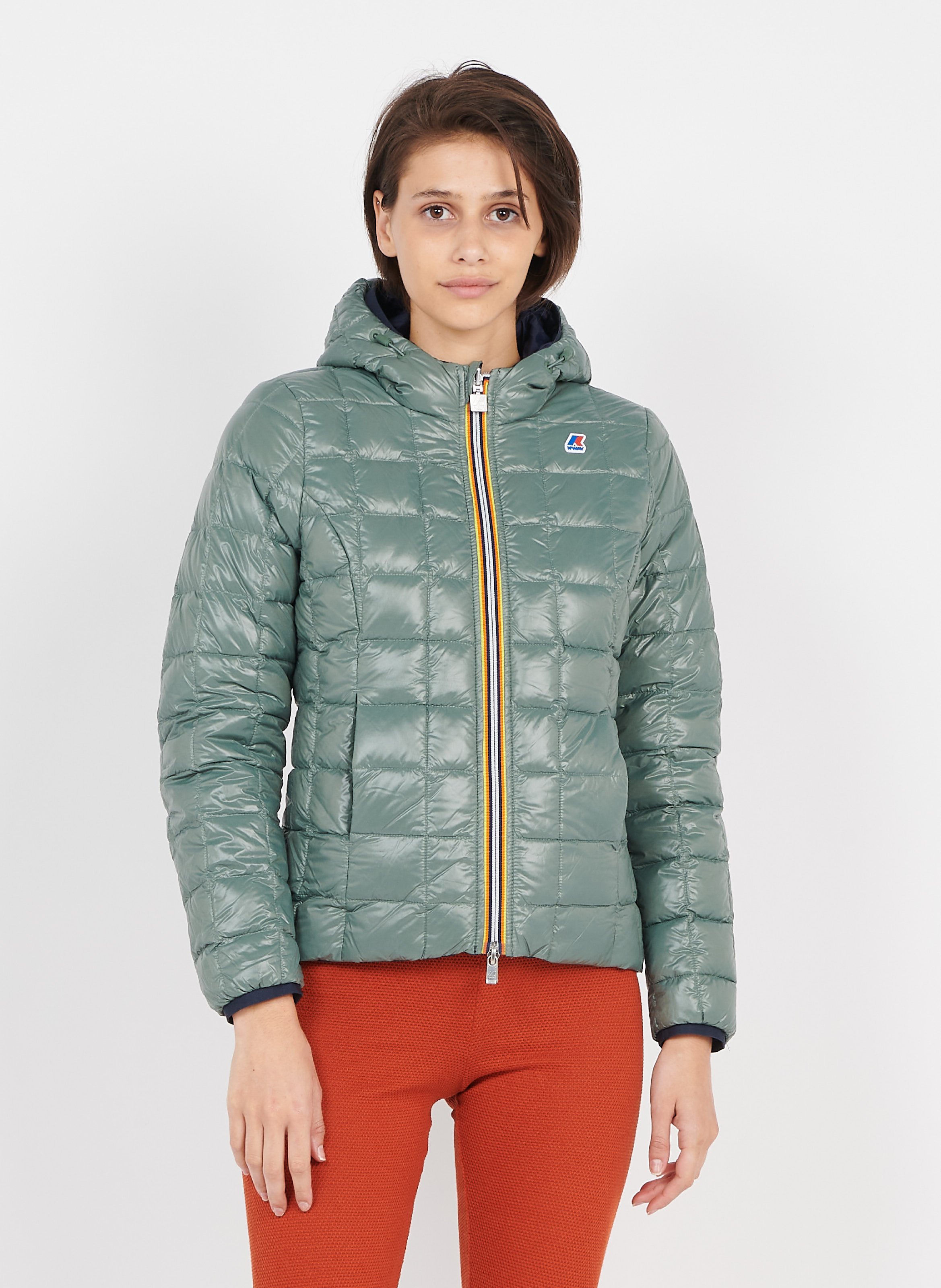 K.way Reversible High-neck Rain Jacket 