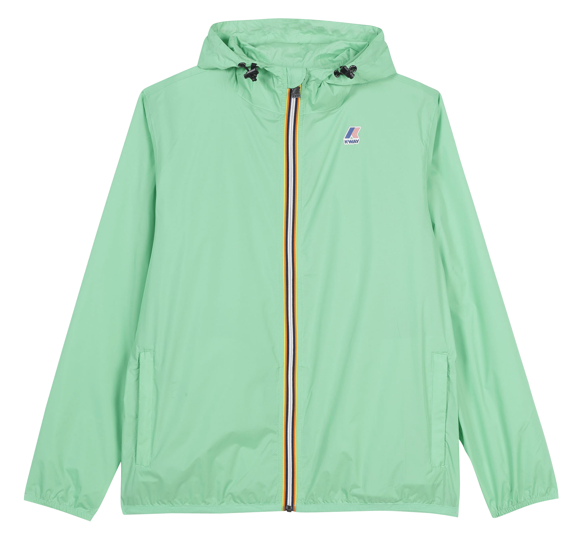 light green windbreaker