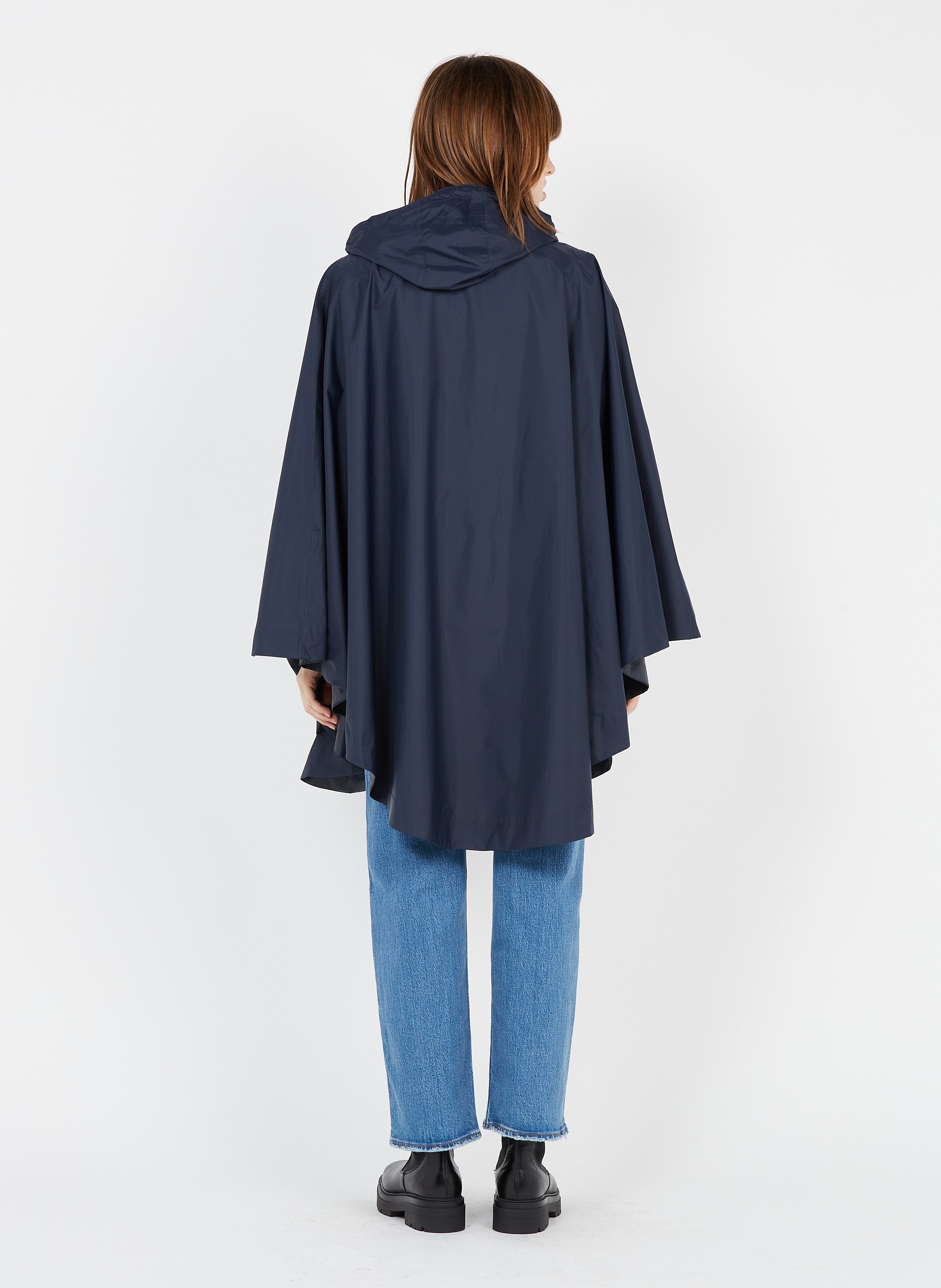 zip up rain poncho