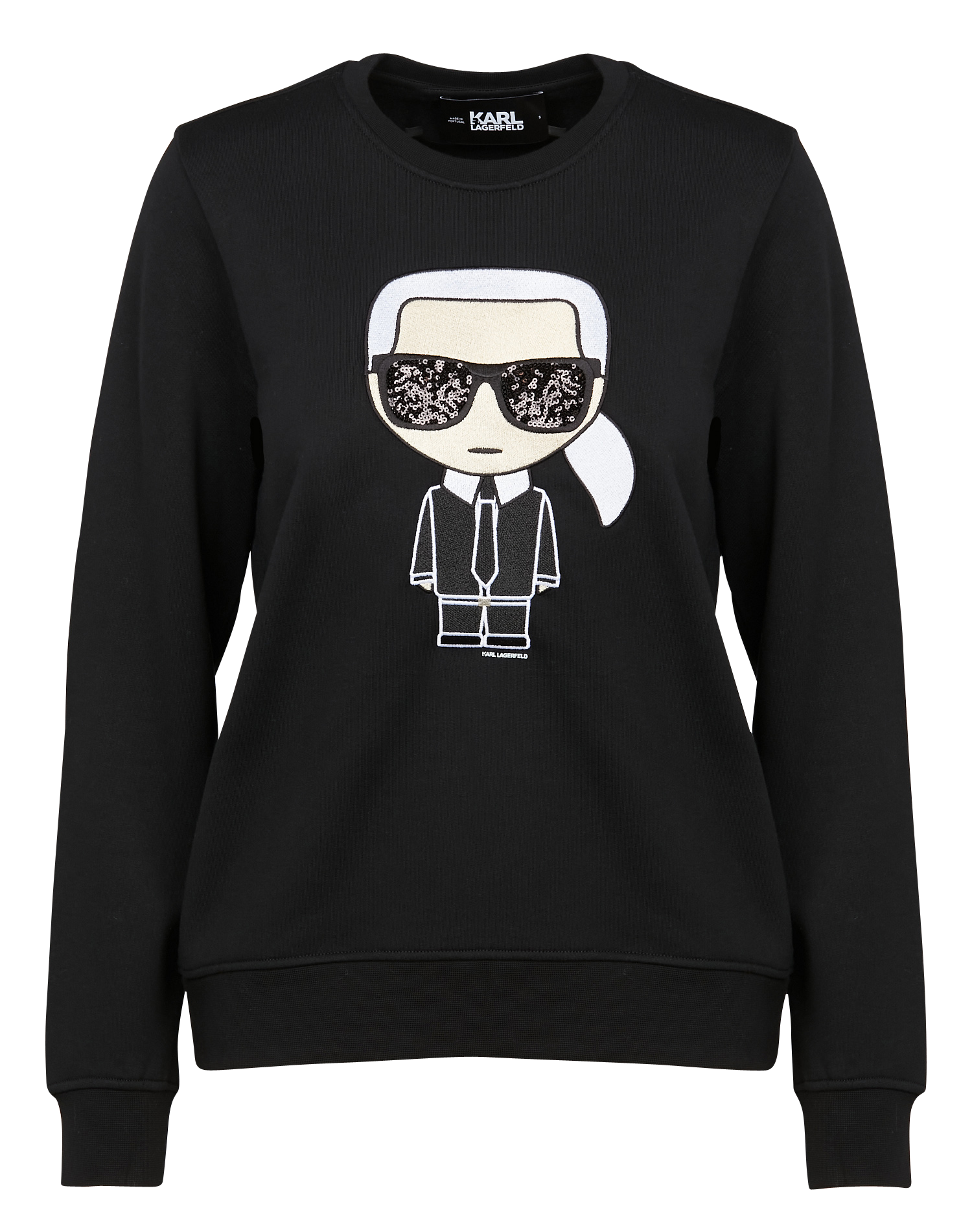 karl lagerfeld black sweatshirt