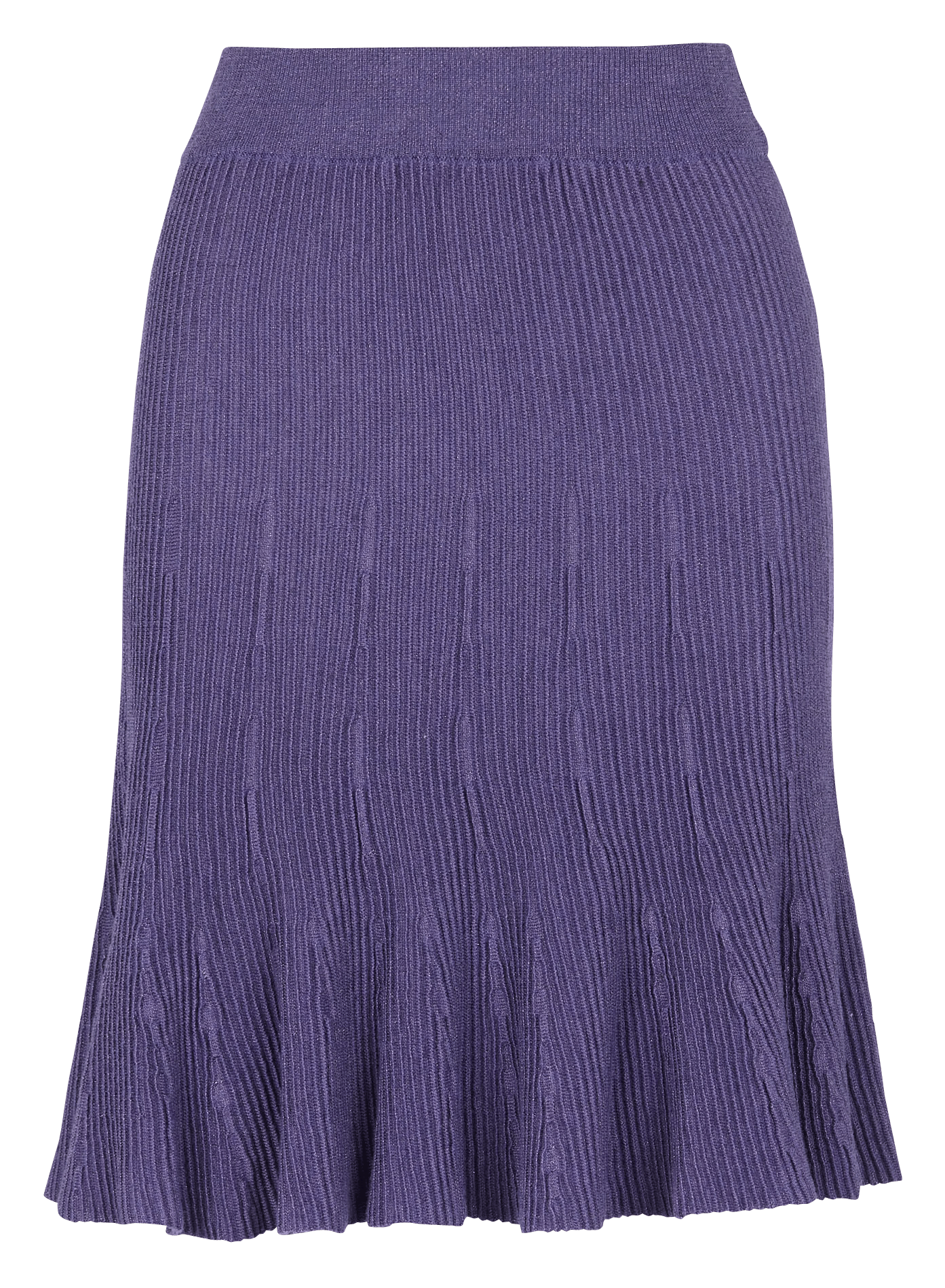 purple knit skirt