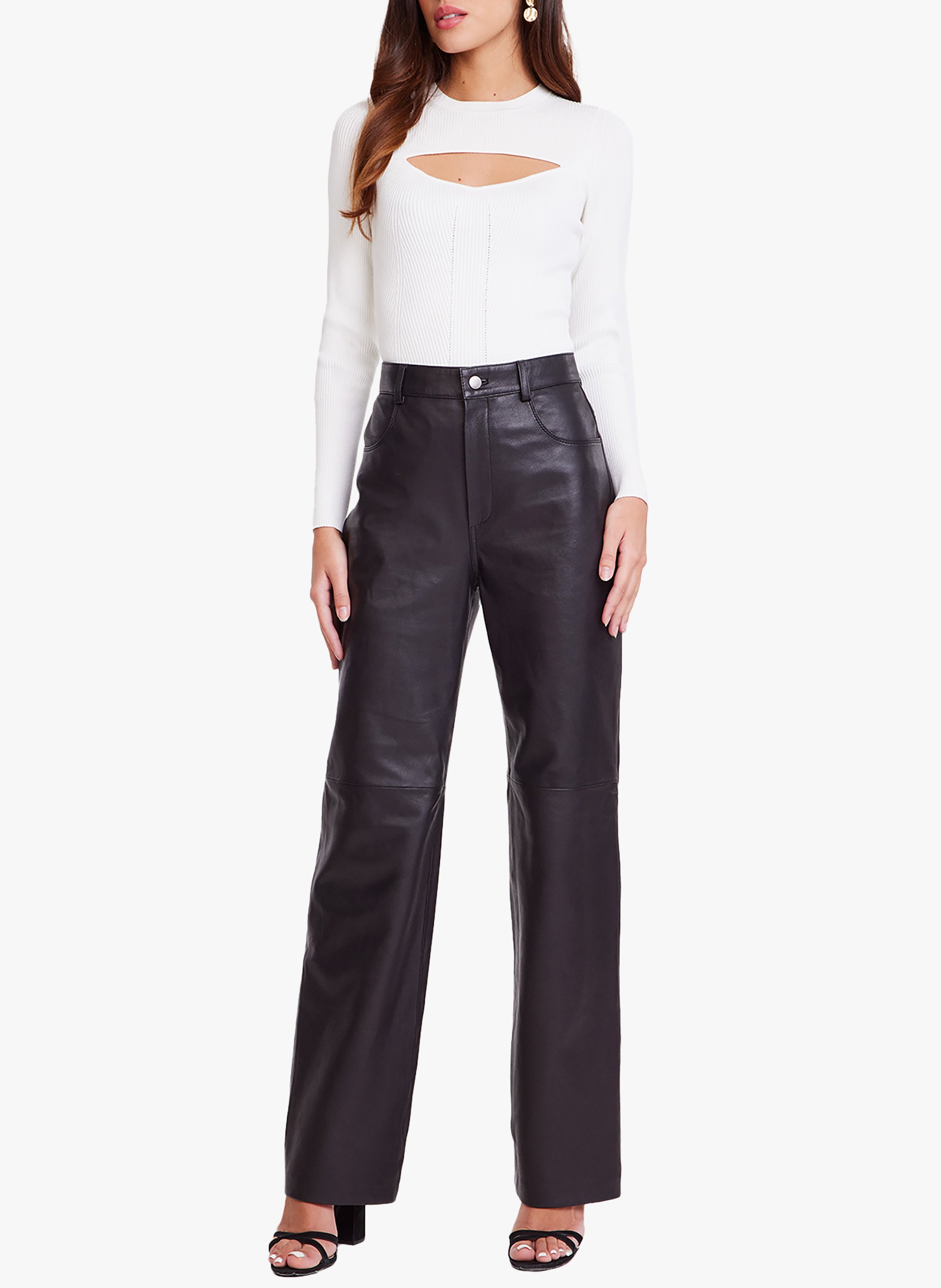 Sale Straight-cut Lambskin Leather 