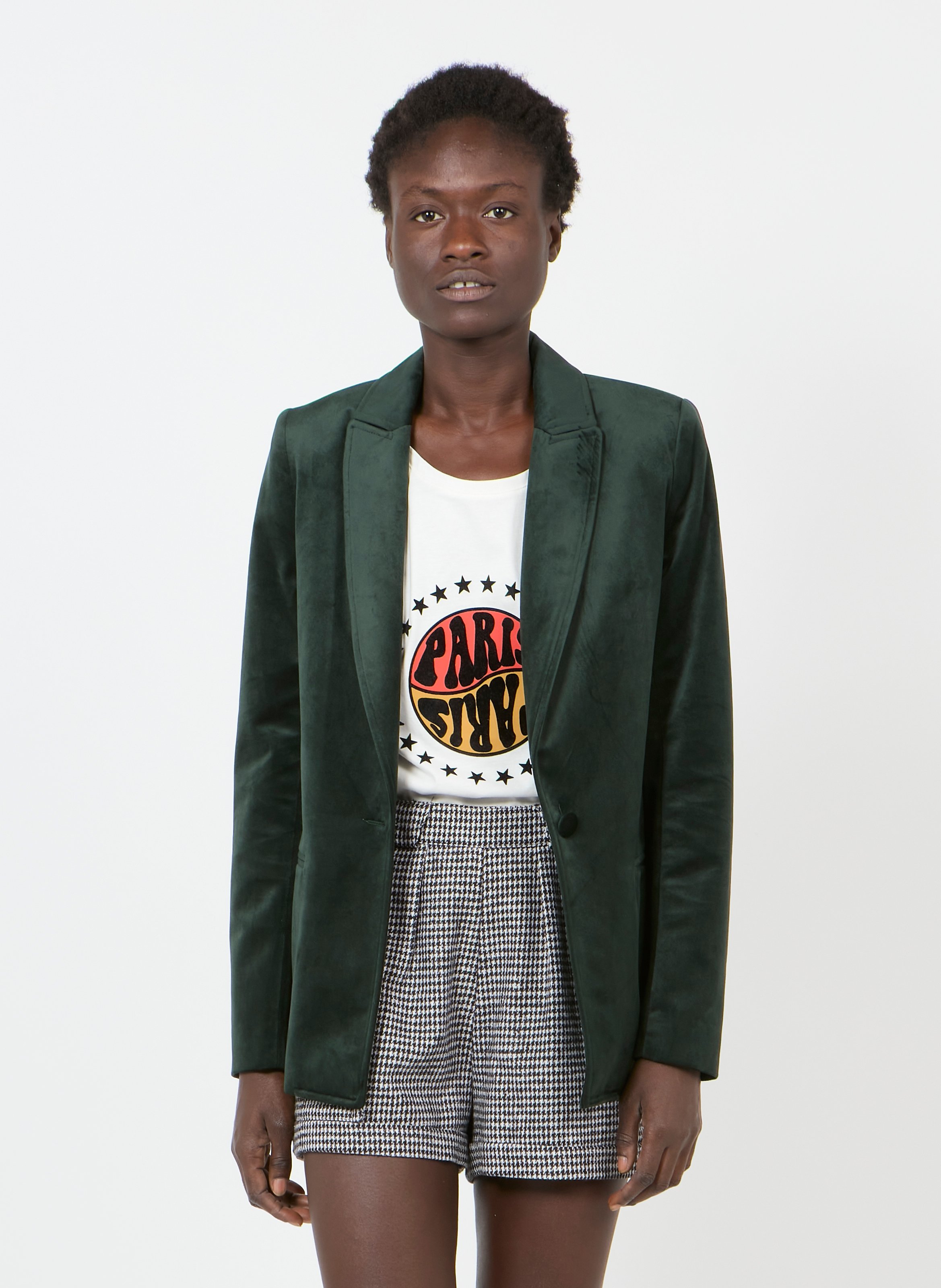 petite velvet jacket