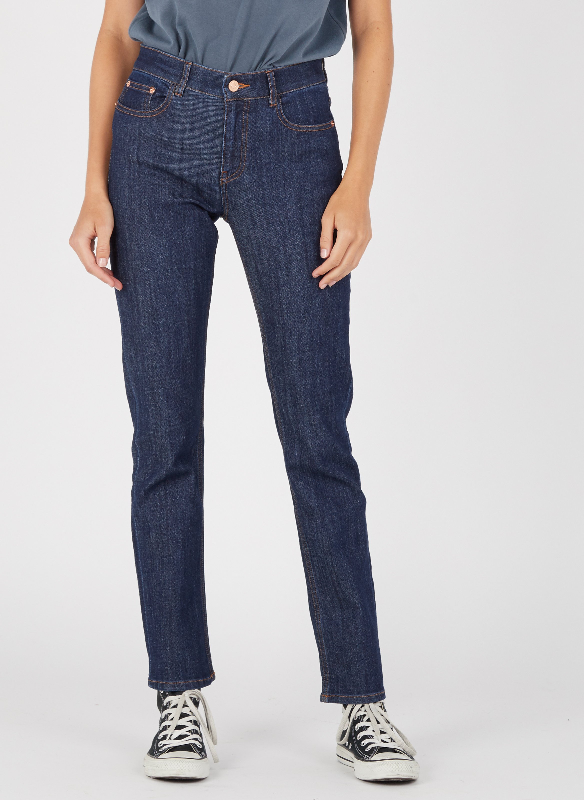 Highrise Raw Skinny Jeans Brut Lab Dip Women Place des Tendances