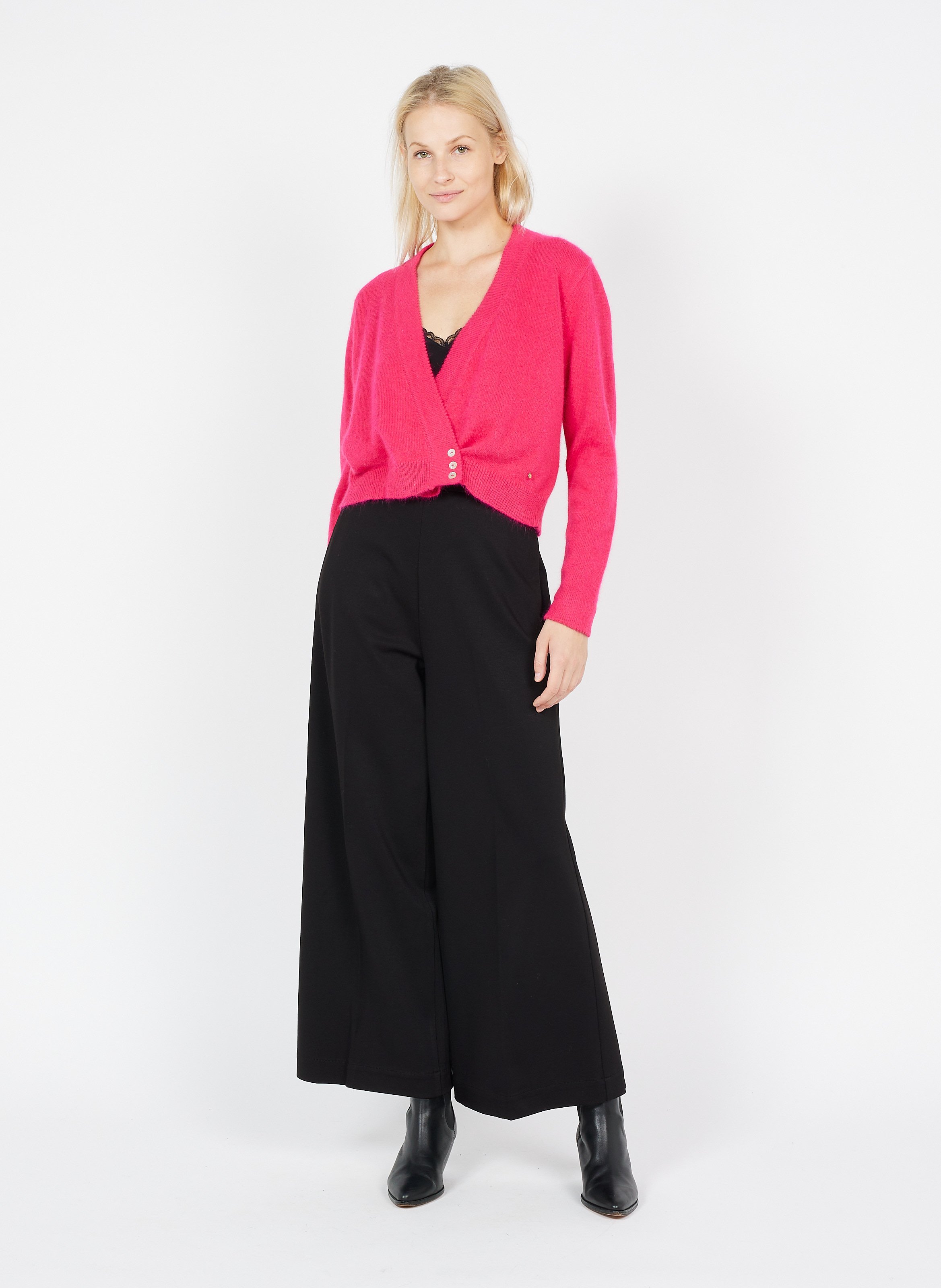 Highwaisted Wideleg Pants Ink Lab Dip Women Place des Tendances