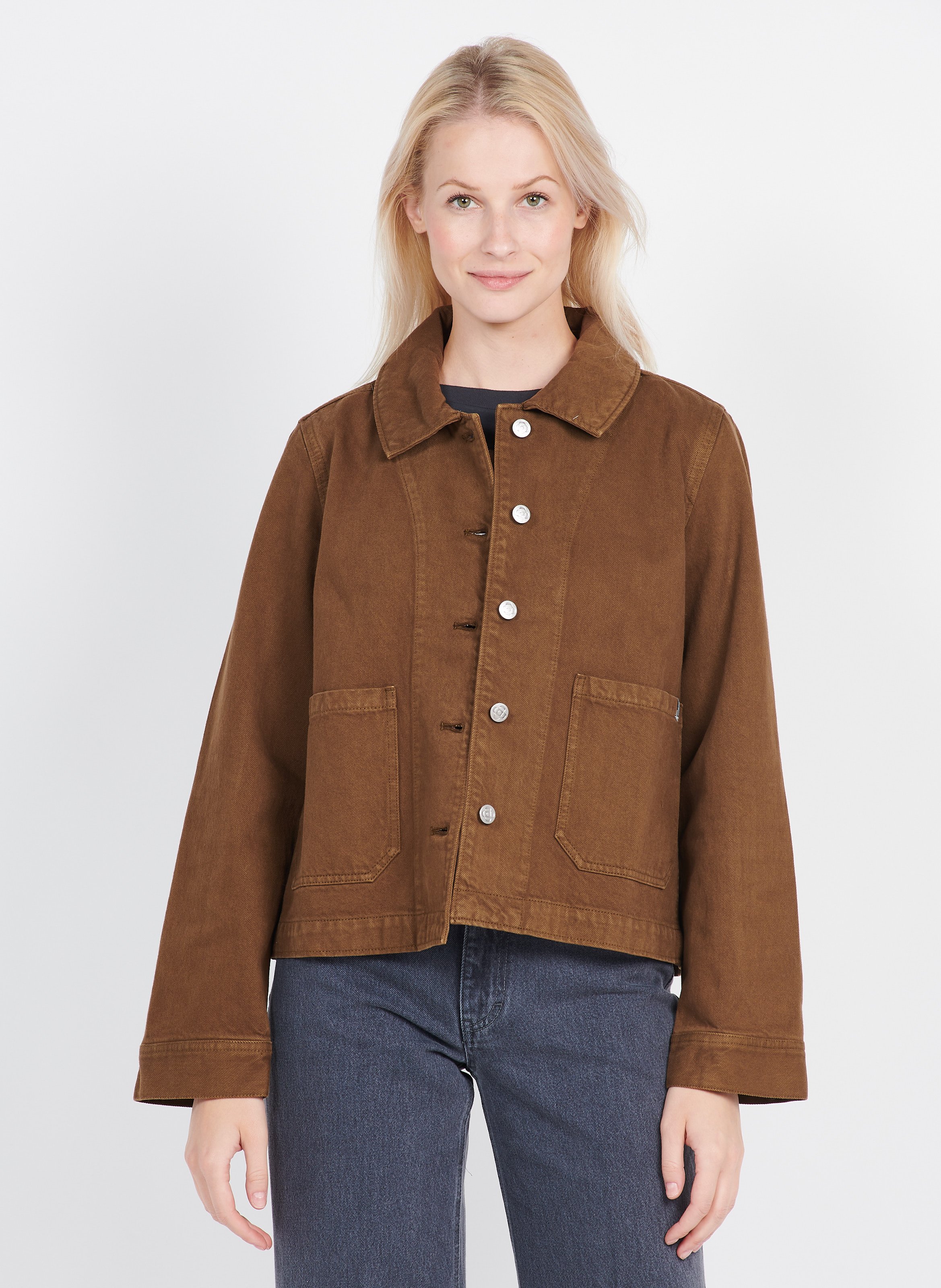 Short Cotton Jacket Cafe Lab Dip Women Place des Tendances