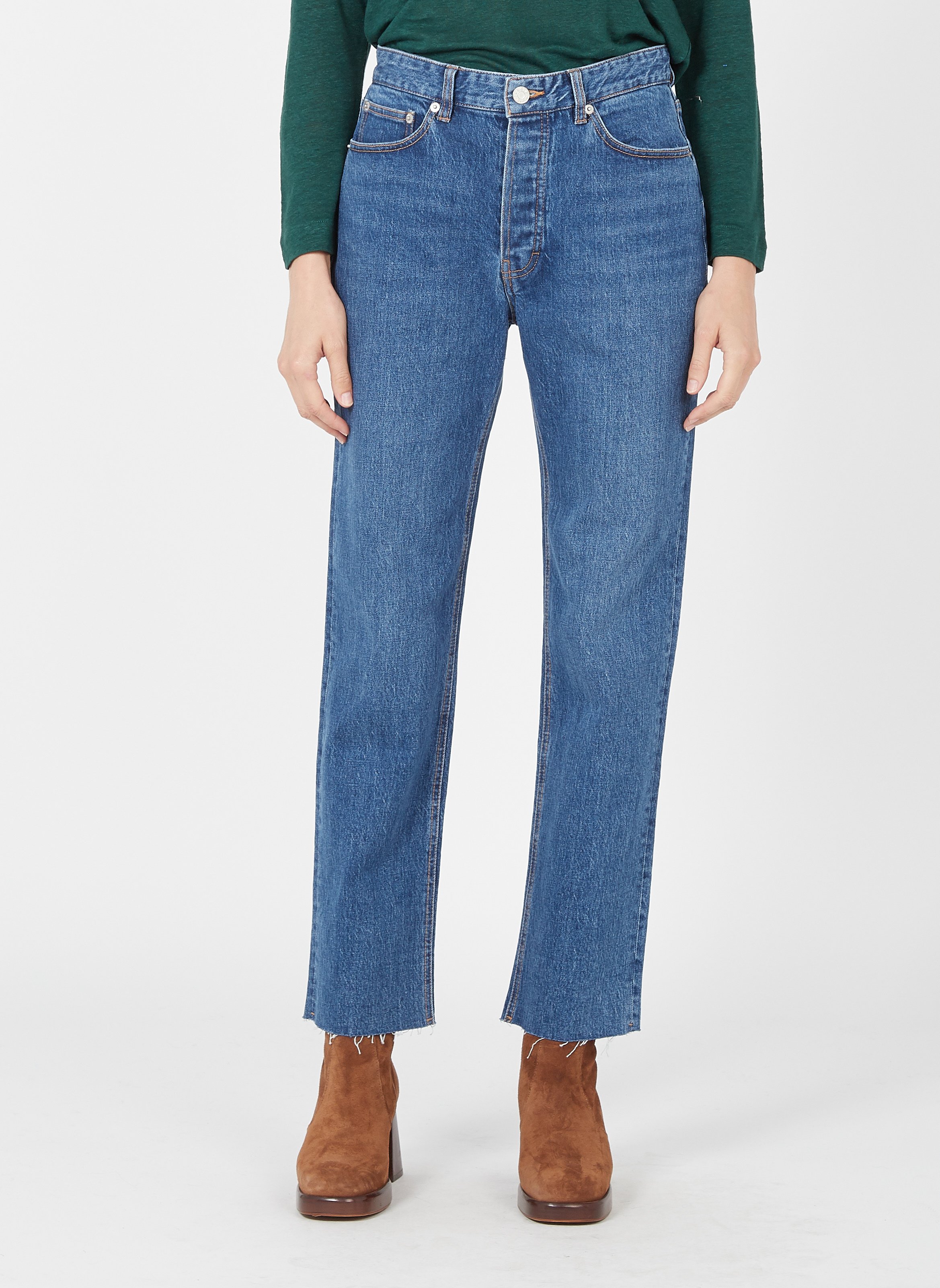 High-rise Wide-leg Jeans In 41 Lab Dip - Women | Place des Tendances