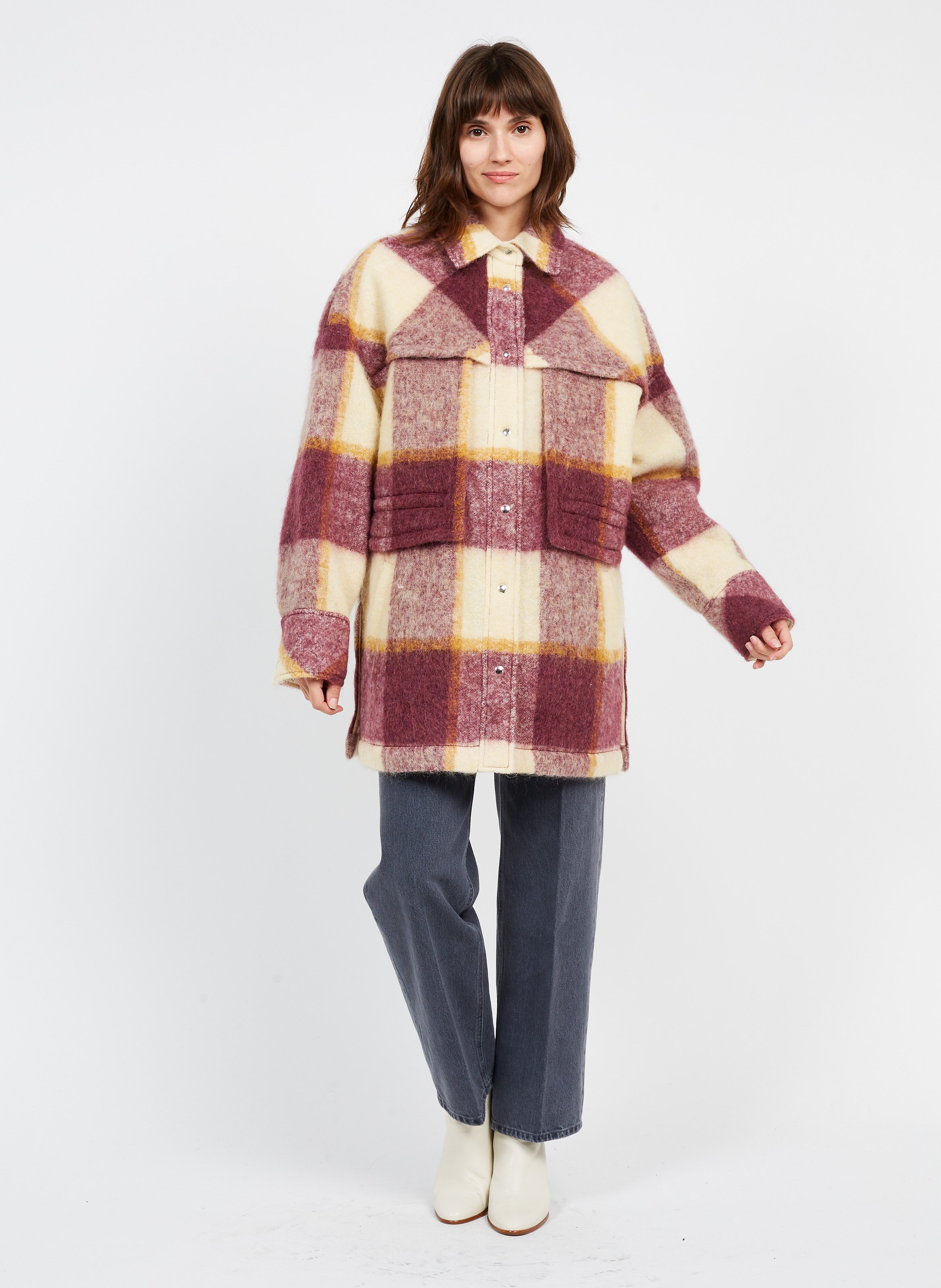 Straightleg Cotton Jeans Light Grey Lab Dip Women Place des Tendances