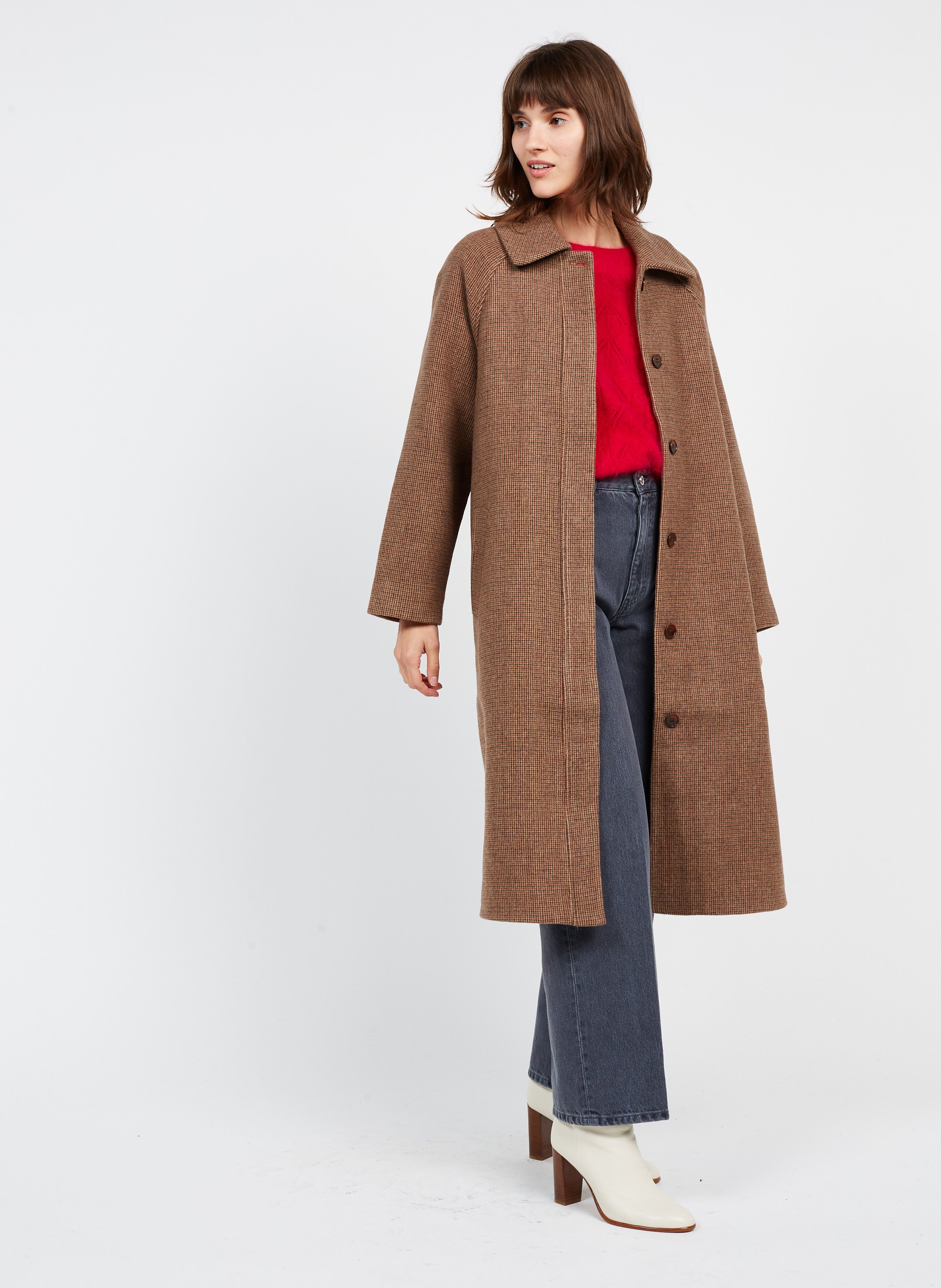 Straightleg Cotton Jeans Light Grey Lab Dip Women Place des Tendances