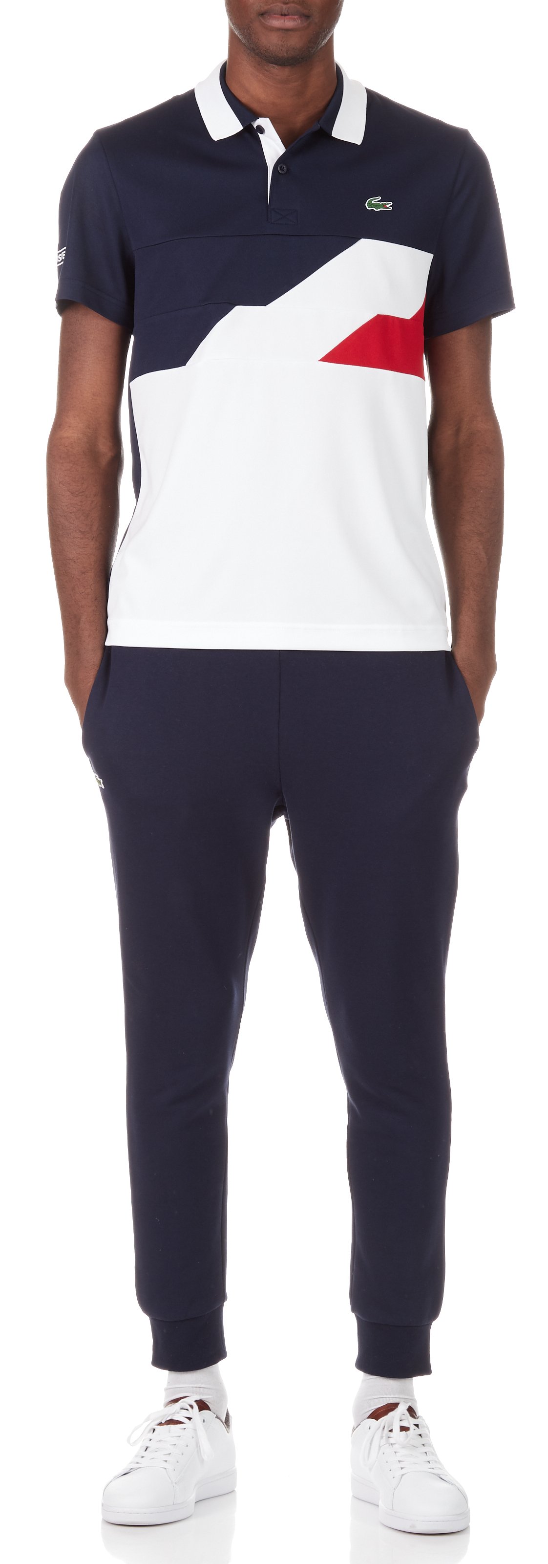 Lacoste Sport Slim-fit Sweatshirt Fabric Joggers Marine Lacoste - Men |  Place des Tendances