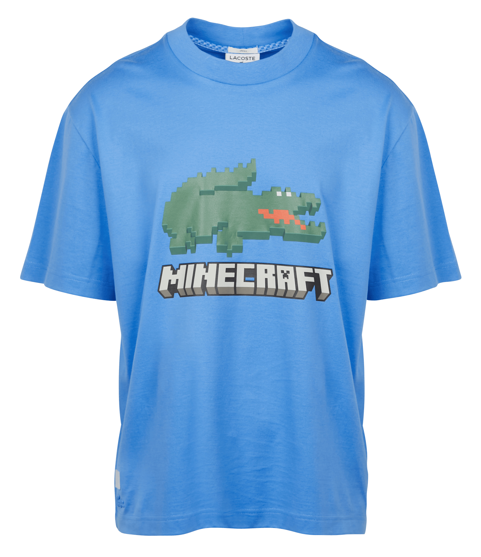 Lacoste X Minecraft Round-neck Cotton 