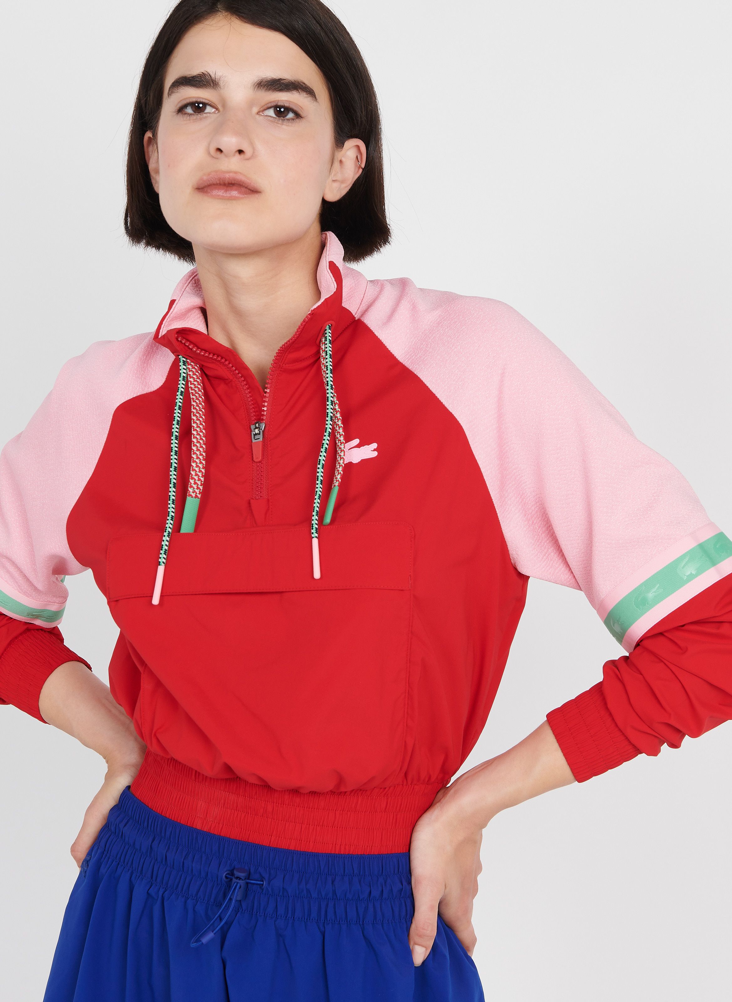 lacoste cropped sweater