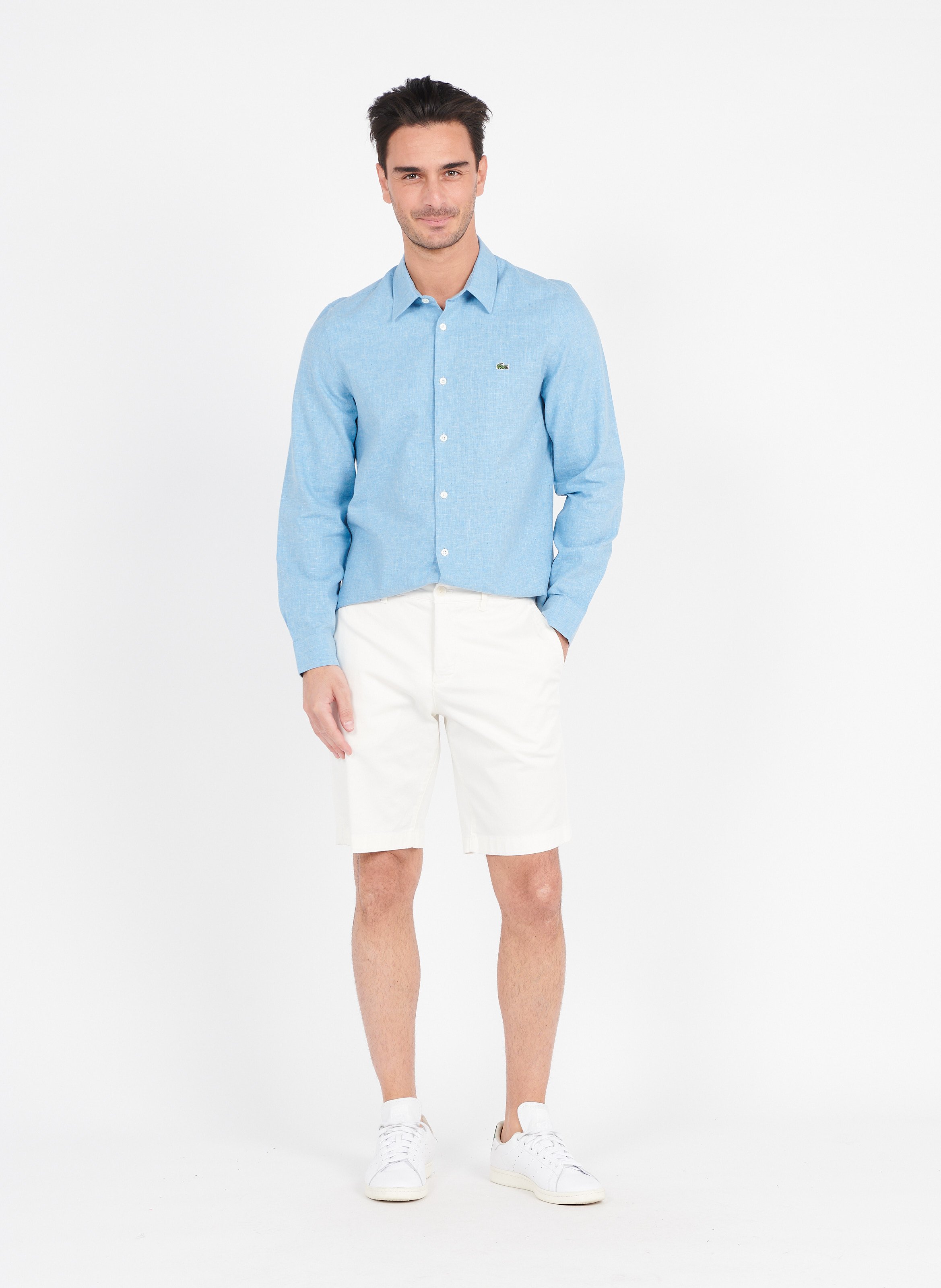 Sale Plain Slim-fit Stretch Cotton 