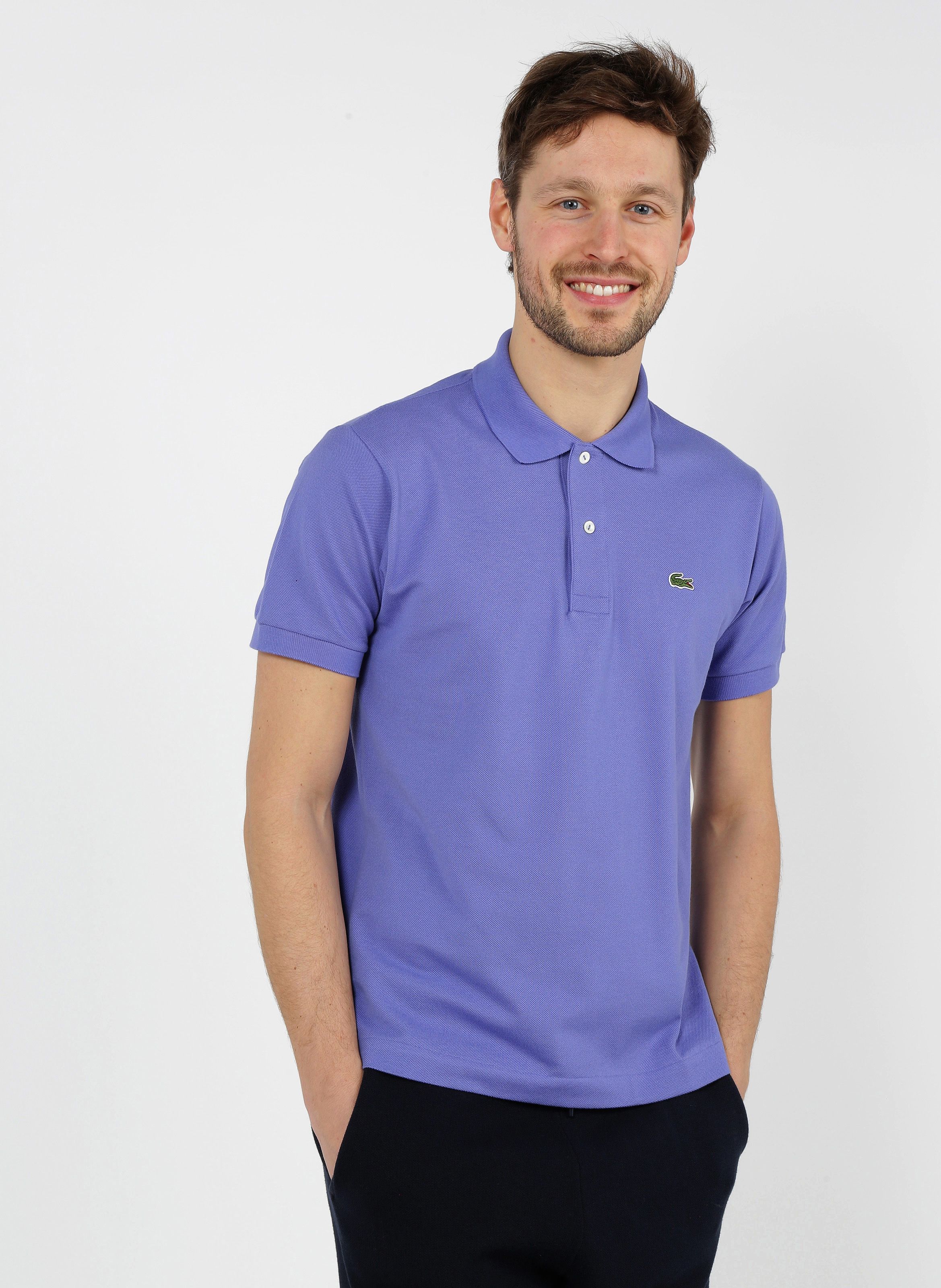 lacoste regular fit pique polo