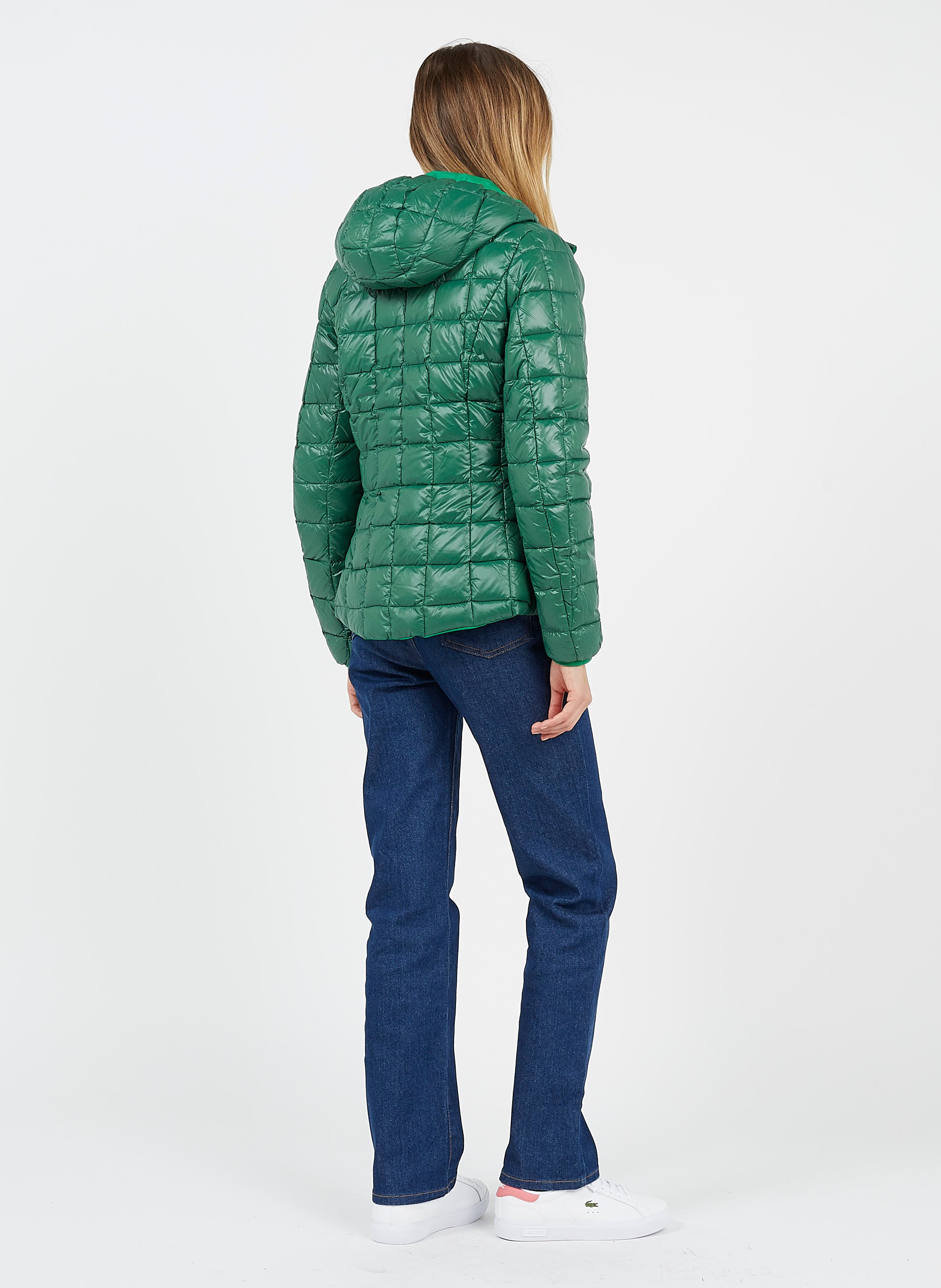 k way jacket green