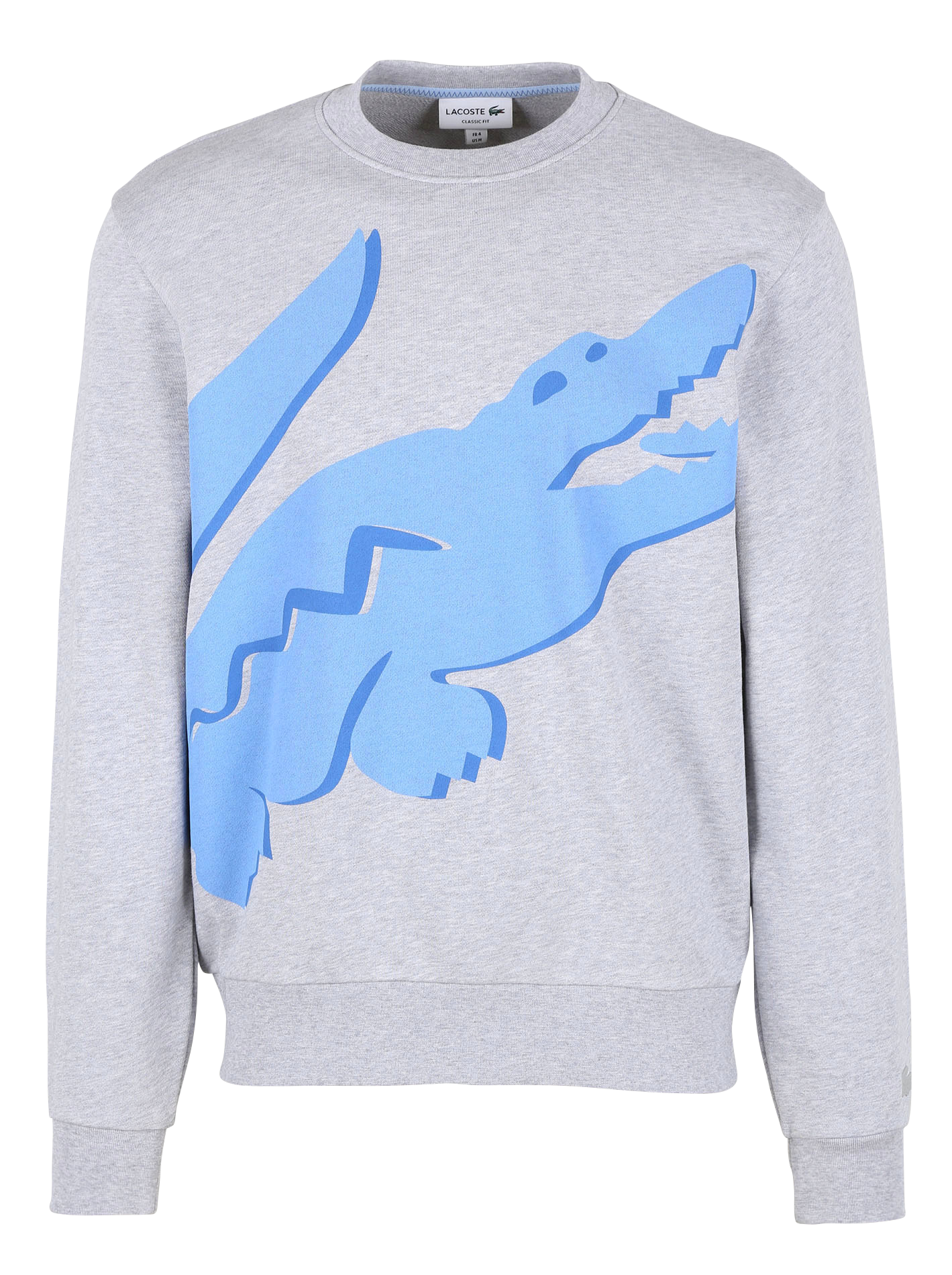 lacoste sweatshirt argent chine