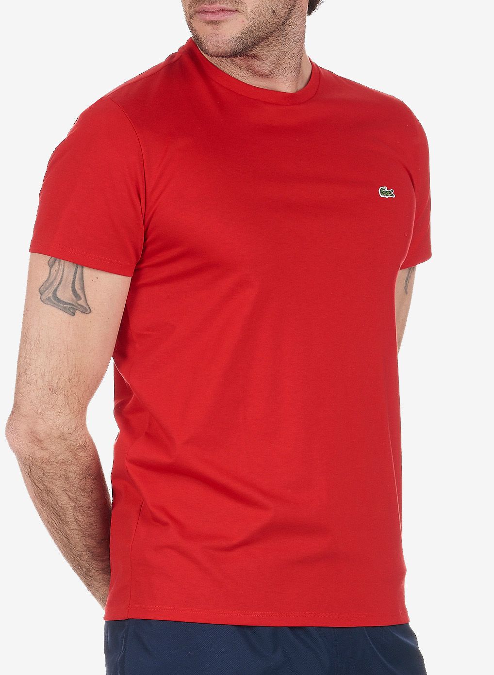 lacoste red t shirt