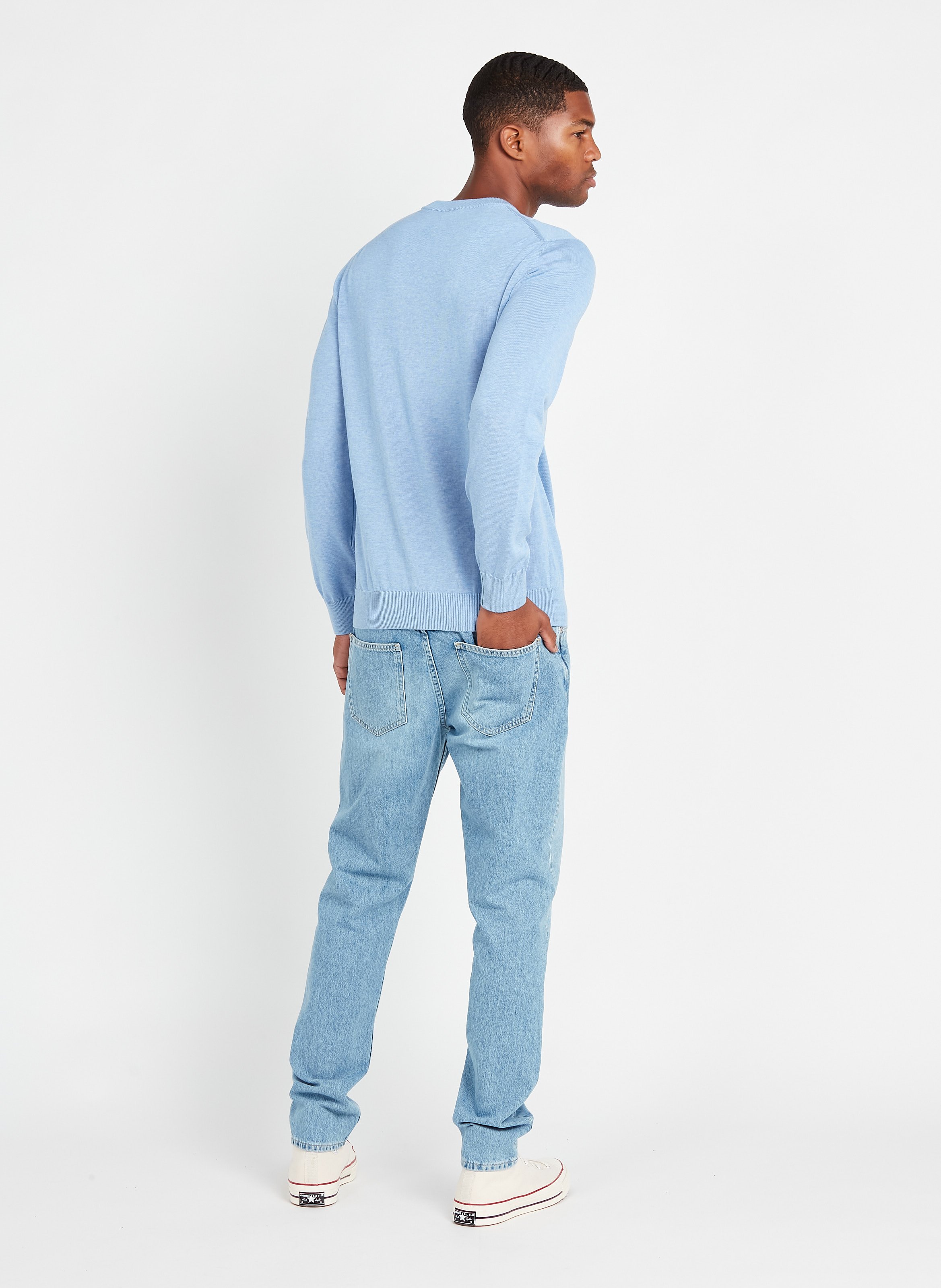 Sale Round-neck Regular-fit Plain 