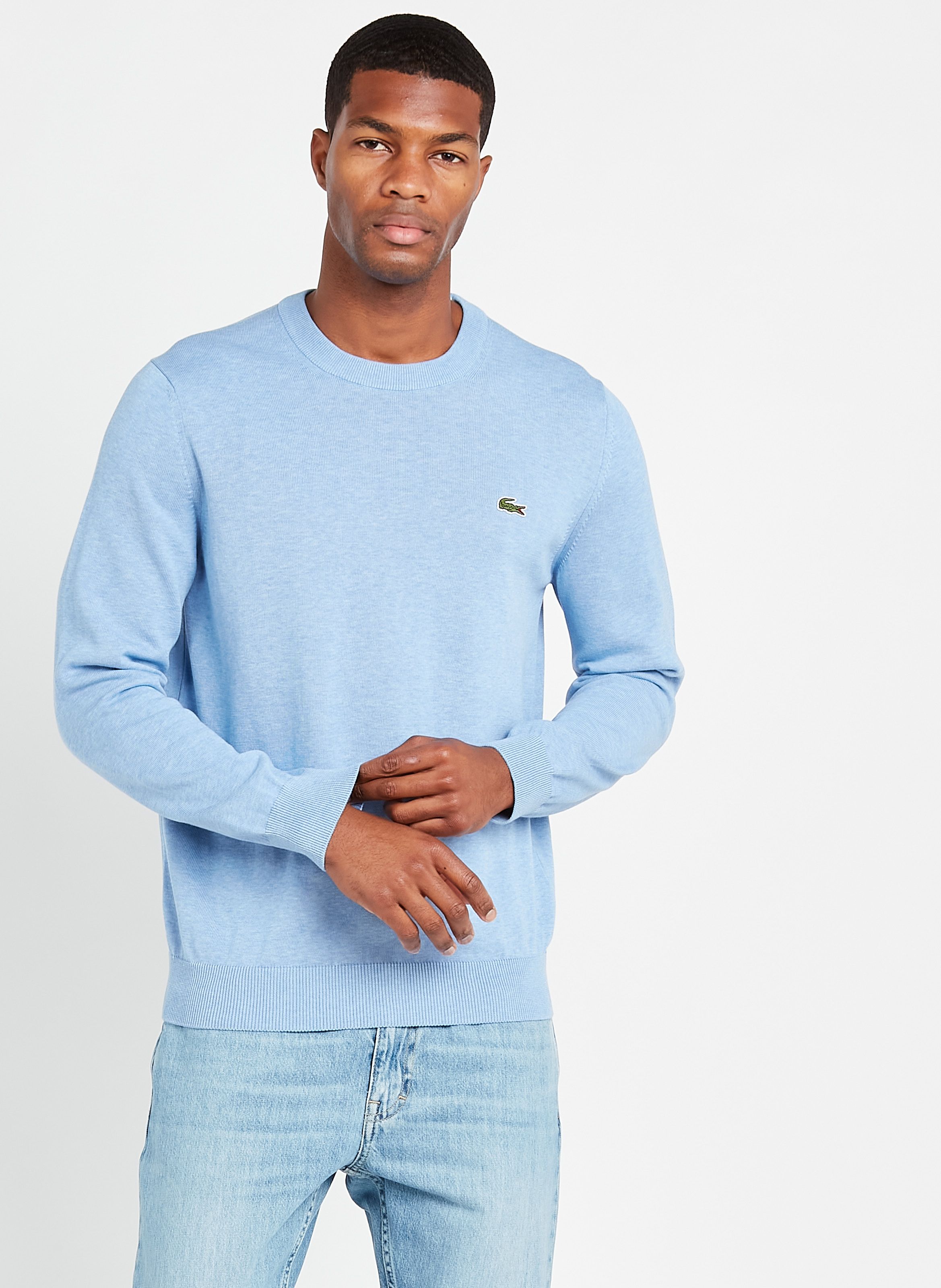 lacoste blue sweatshirt