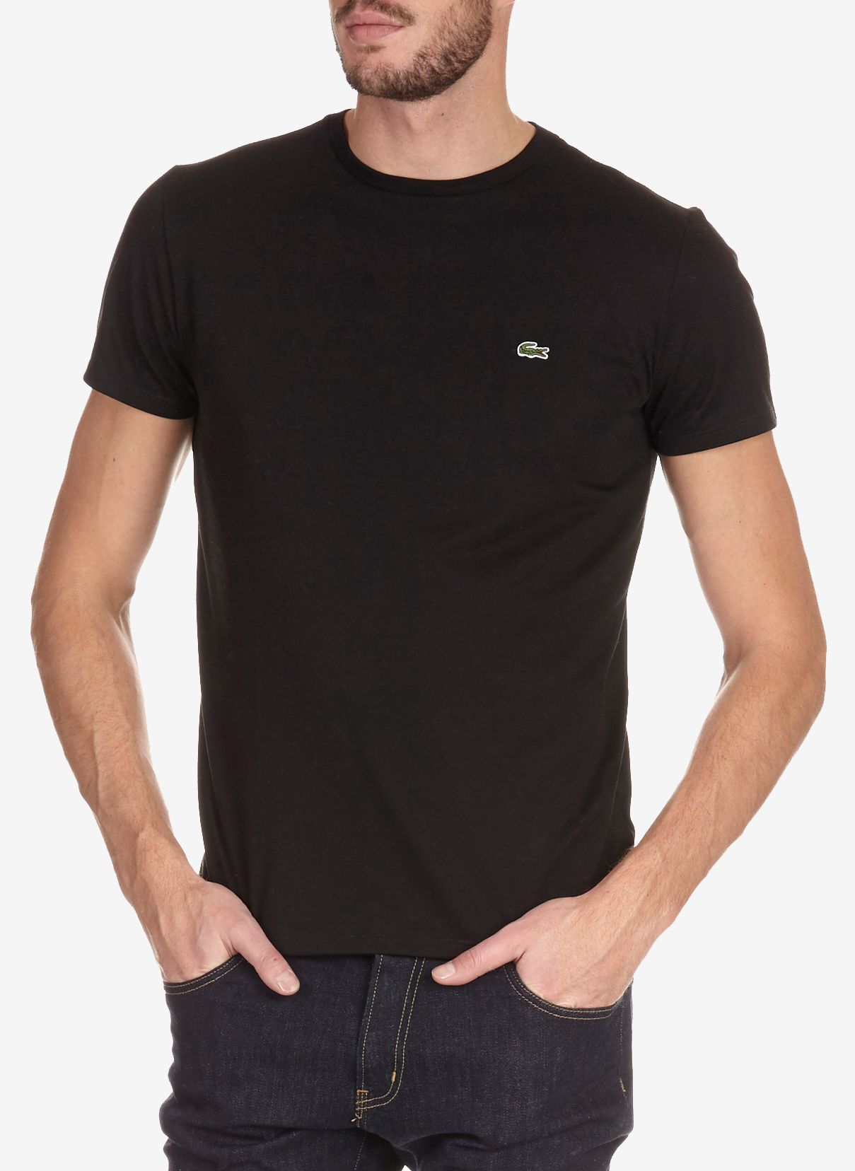 Round-neck Slim-fit Pima Cotton T-shirt 