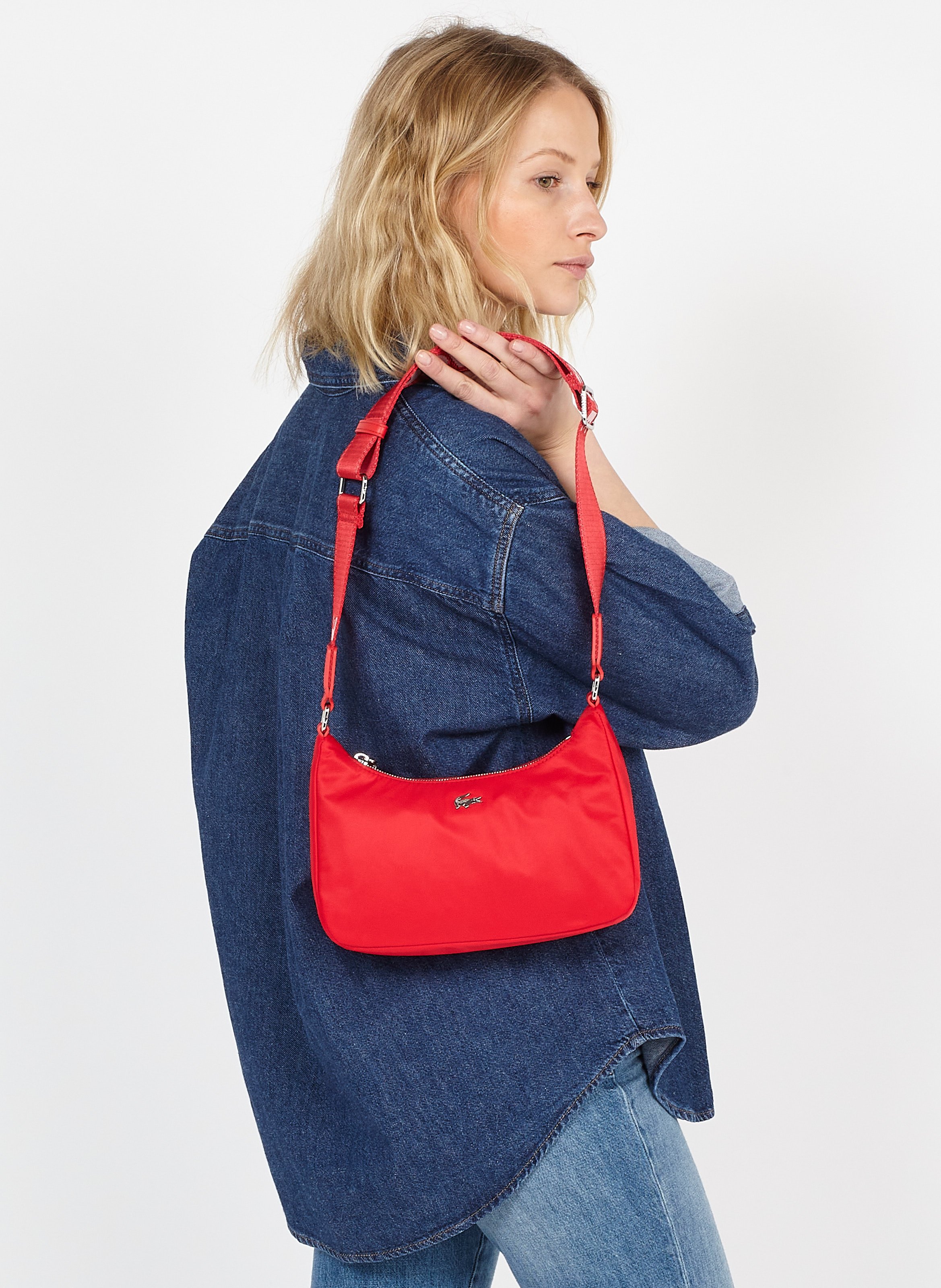 Shoulder Bag Blanc/noir-nattier Lacoste 