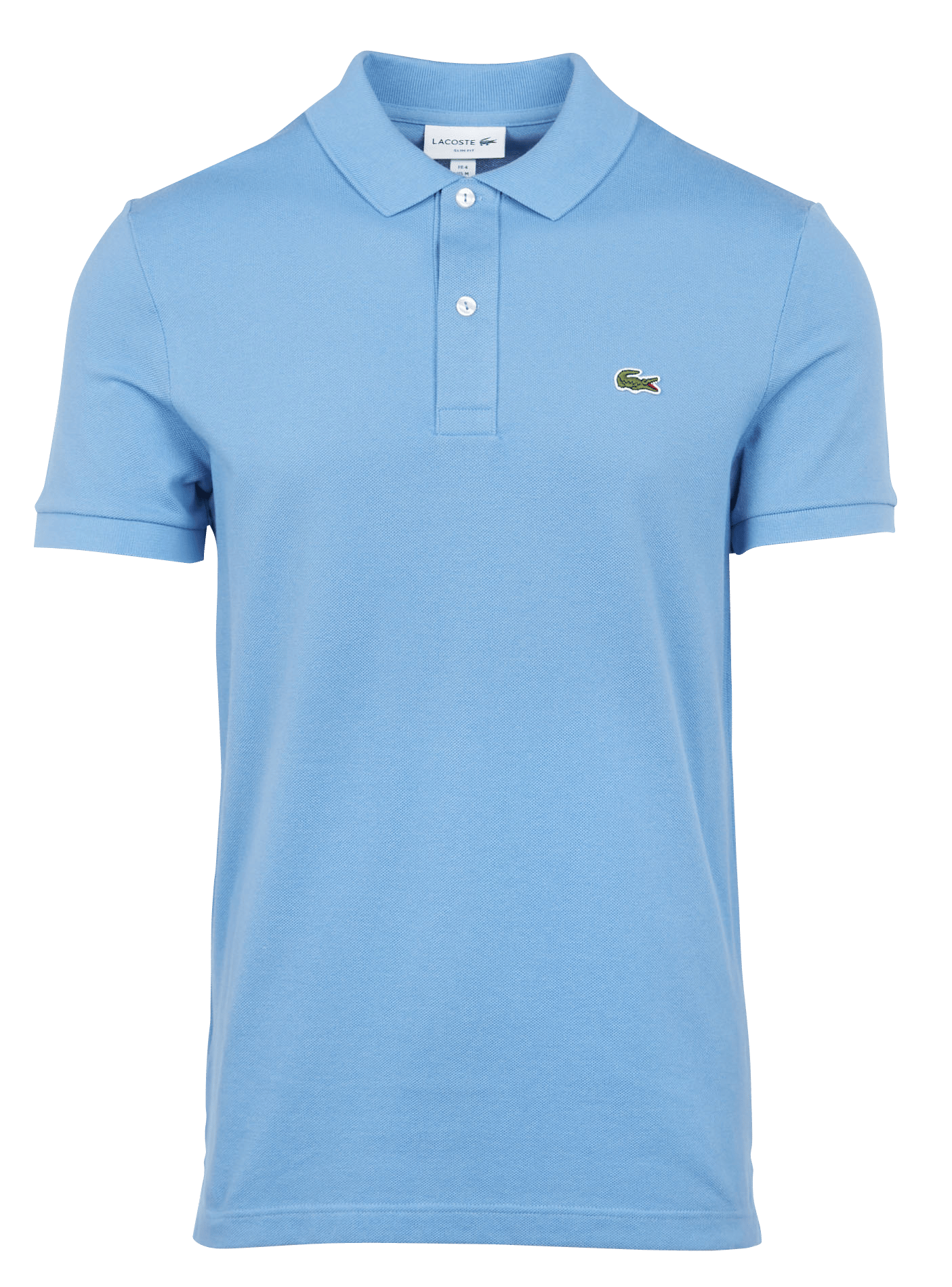 lacoste light blue polo