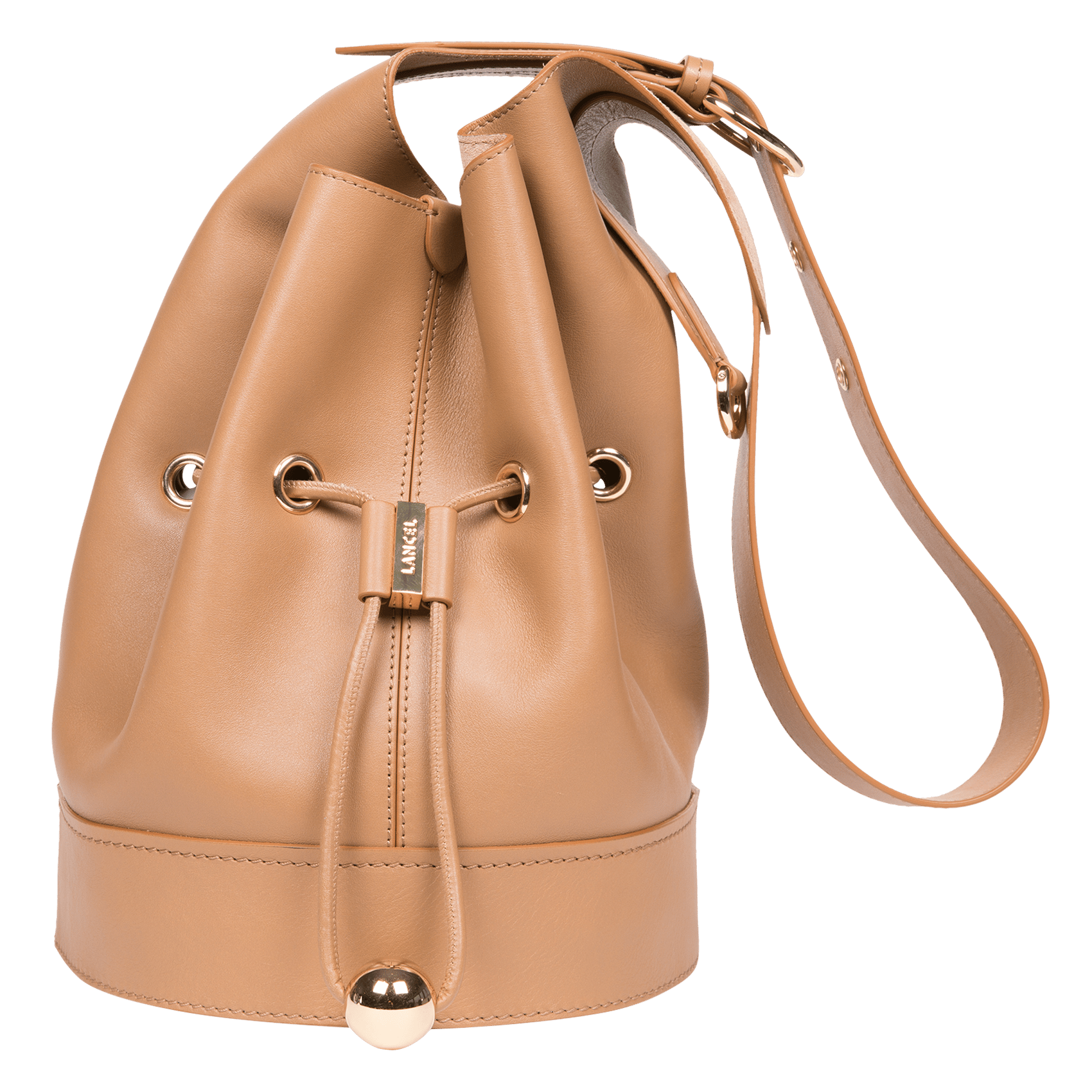 bucket bag beige
