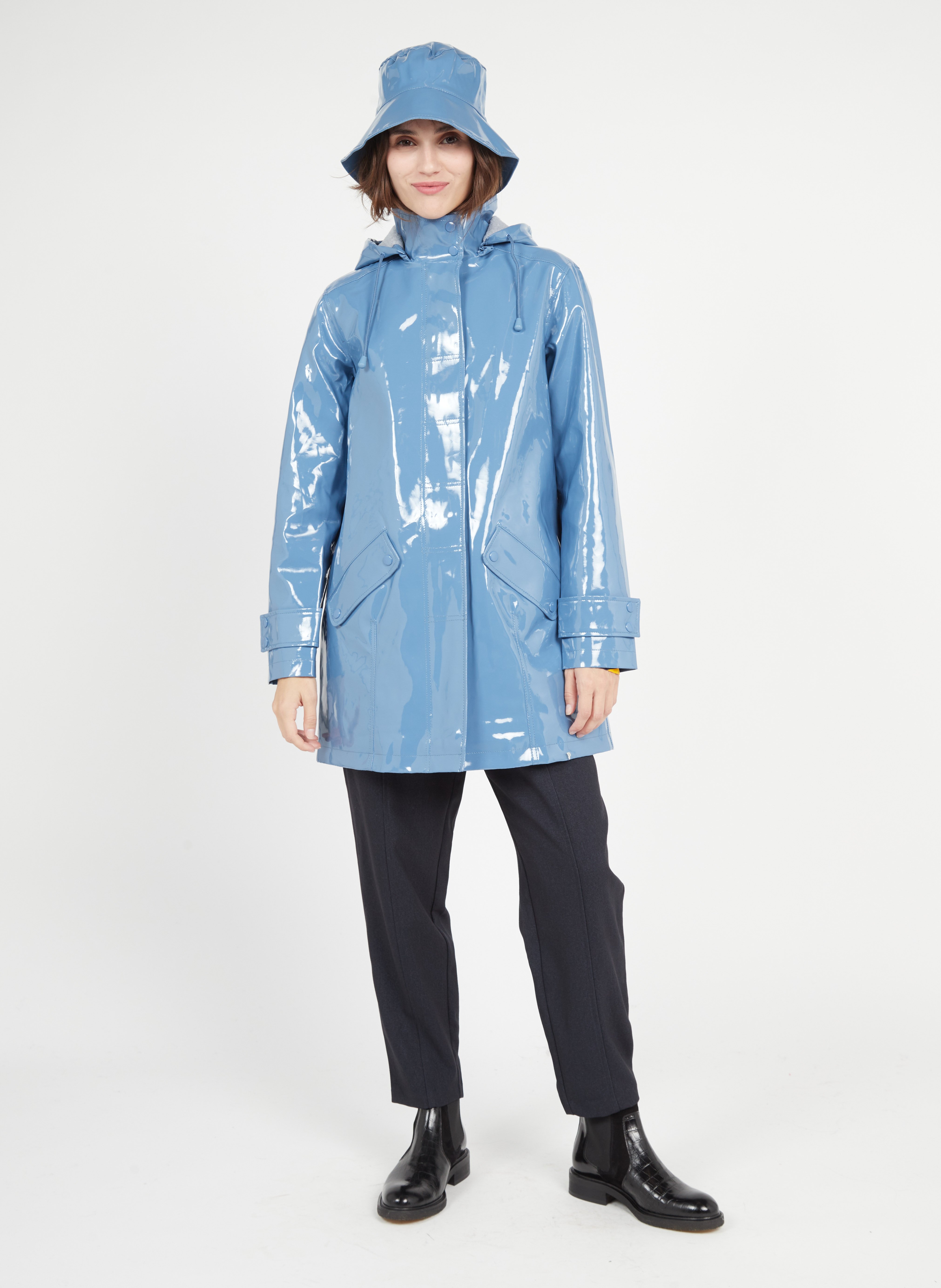 oilskin raincoat