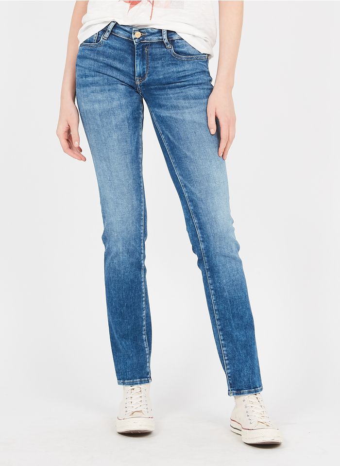 LE TEMPS DES CERISES Blue Straight jeans