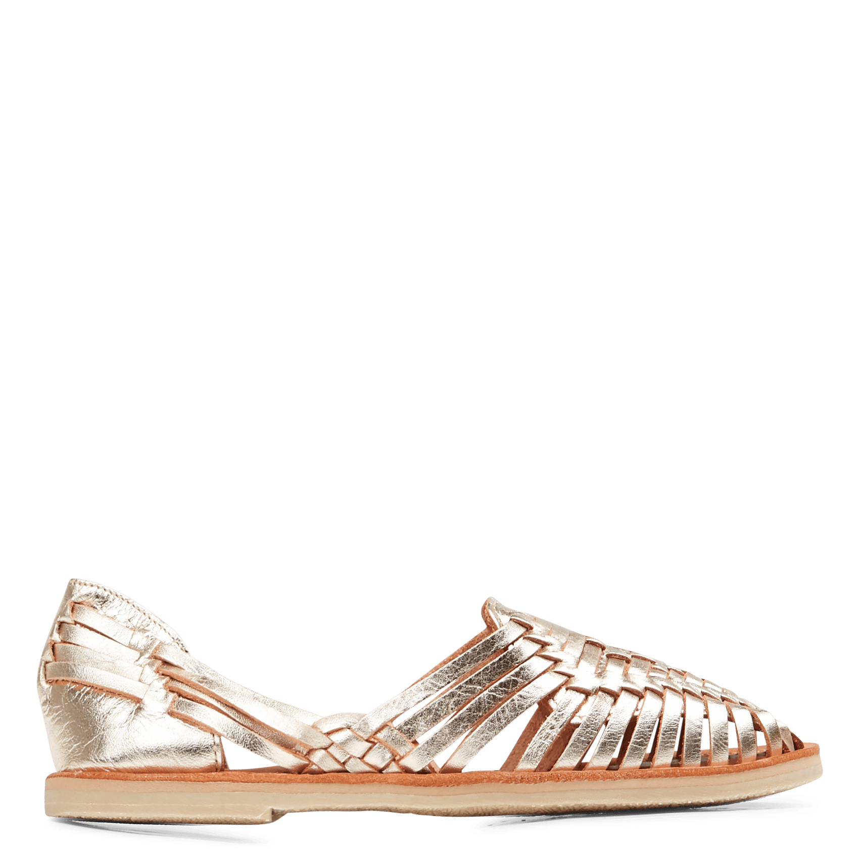 yellow braided sandals