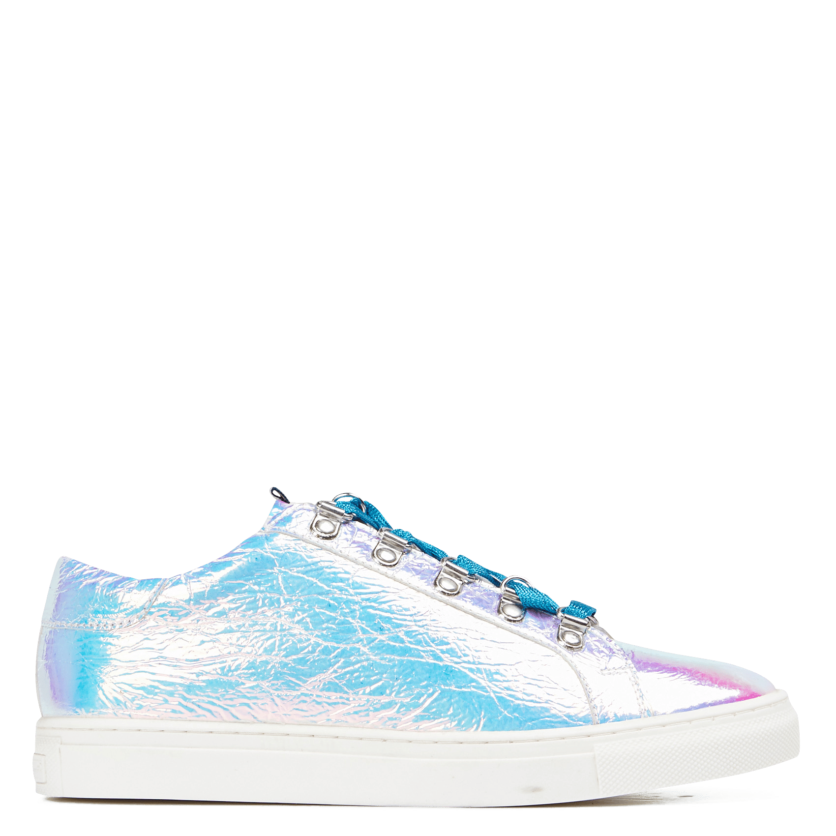 Lace-up Light-reflecting Neon Sneakers Blanc Les Tropeziennes - Women |  Place des Tendances