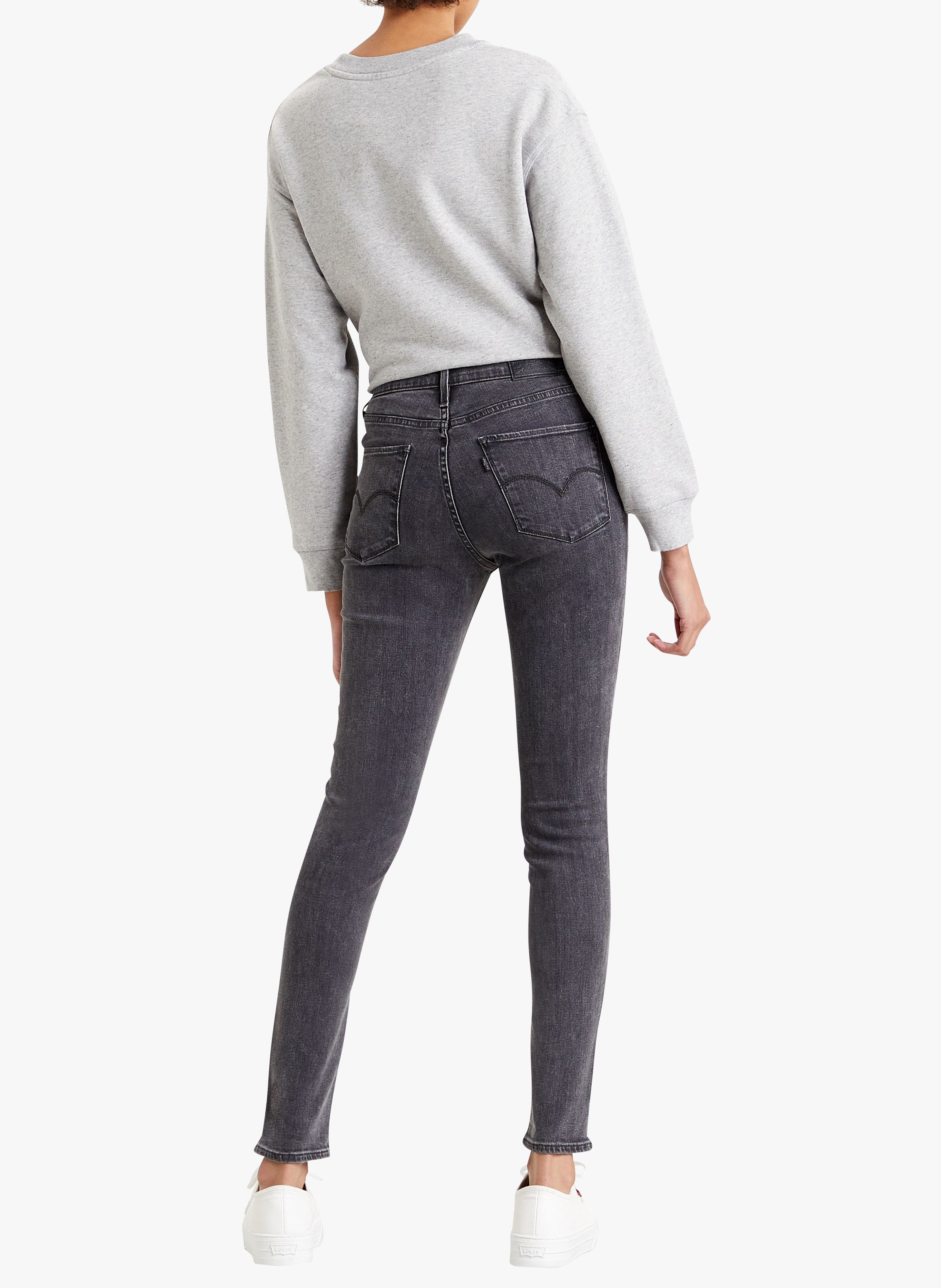 levi's 721 high rise skinny grey