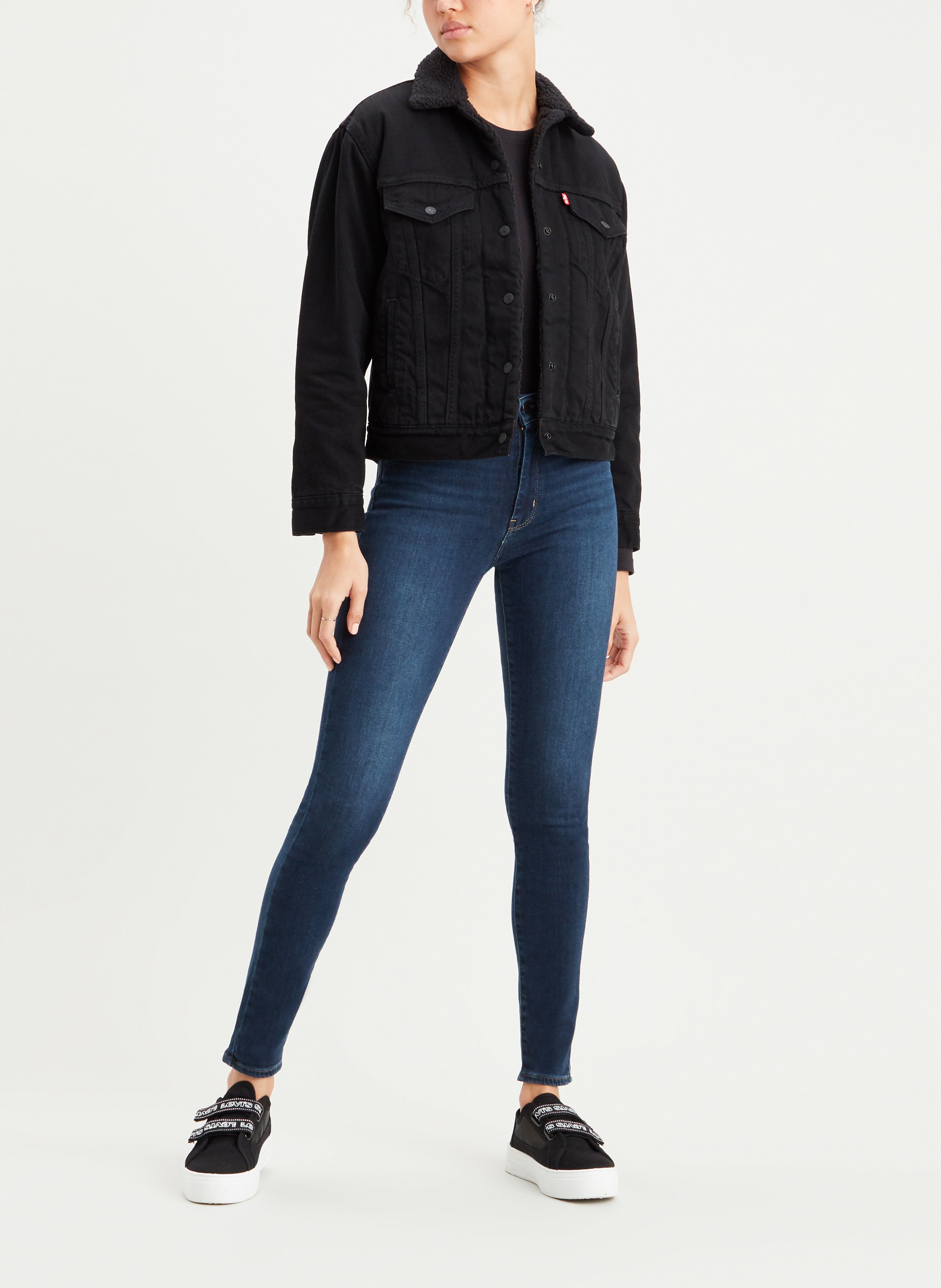 Denim Jacket With Classic Collar 