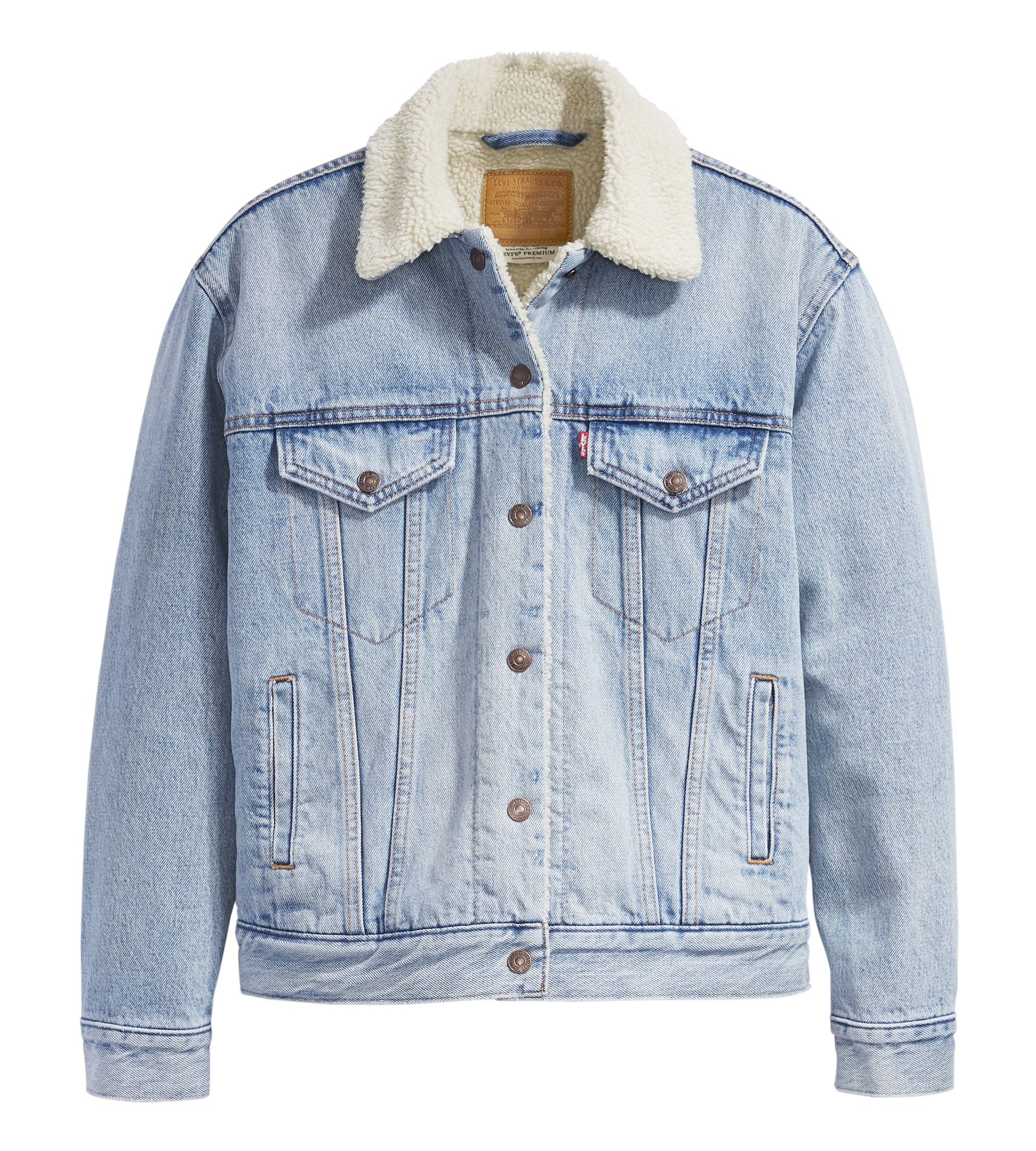 Buy online Sherpa Collar Denim Jacket from jackets and blazers and coats  for Women by Fosh for 1299 at 35 off  2023 Limeroadcom
