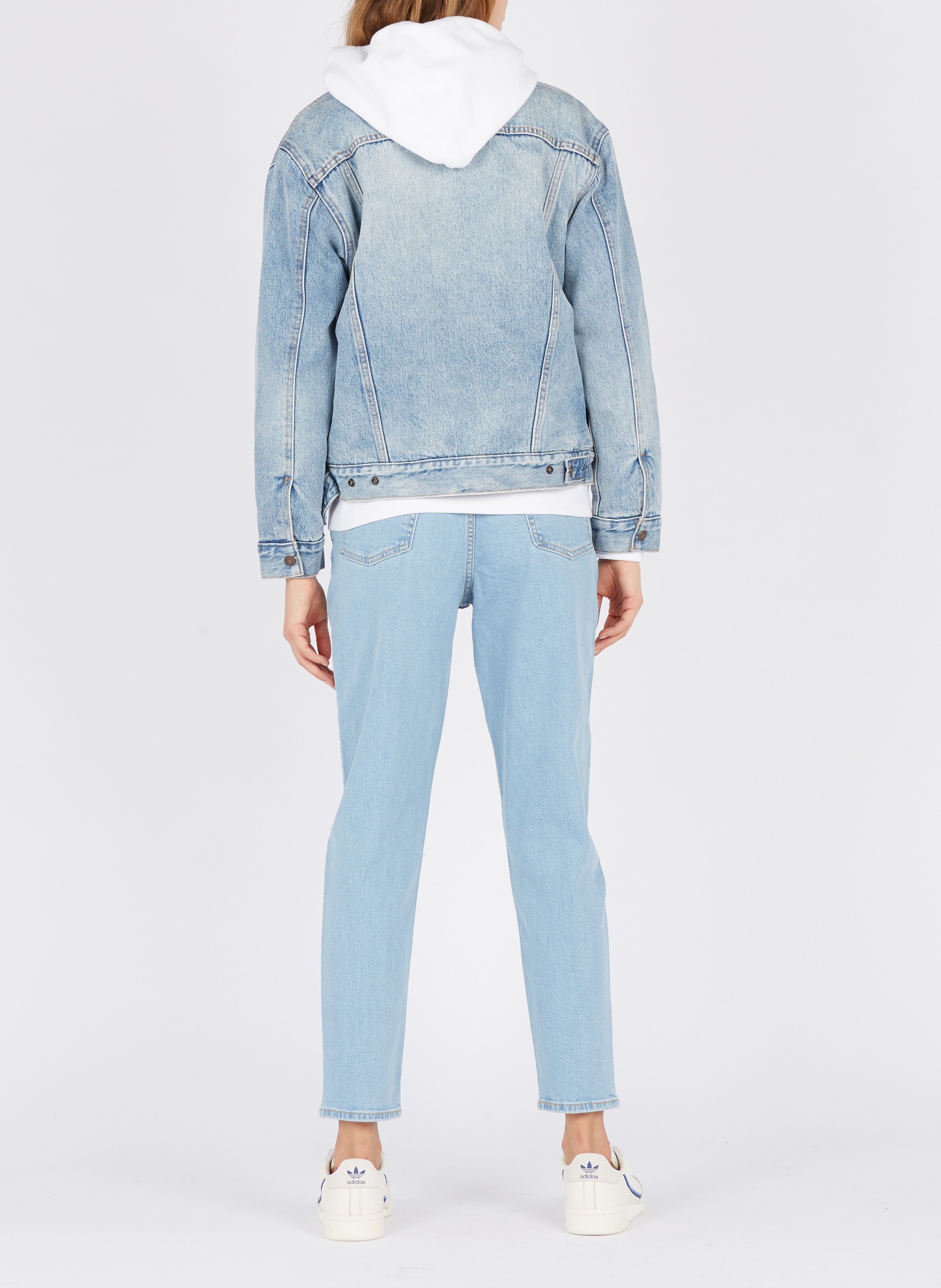 denim jacket white collar