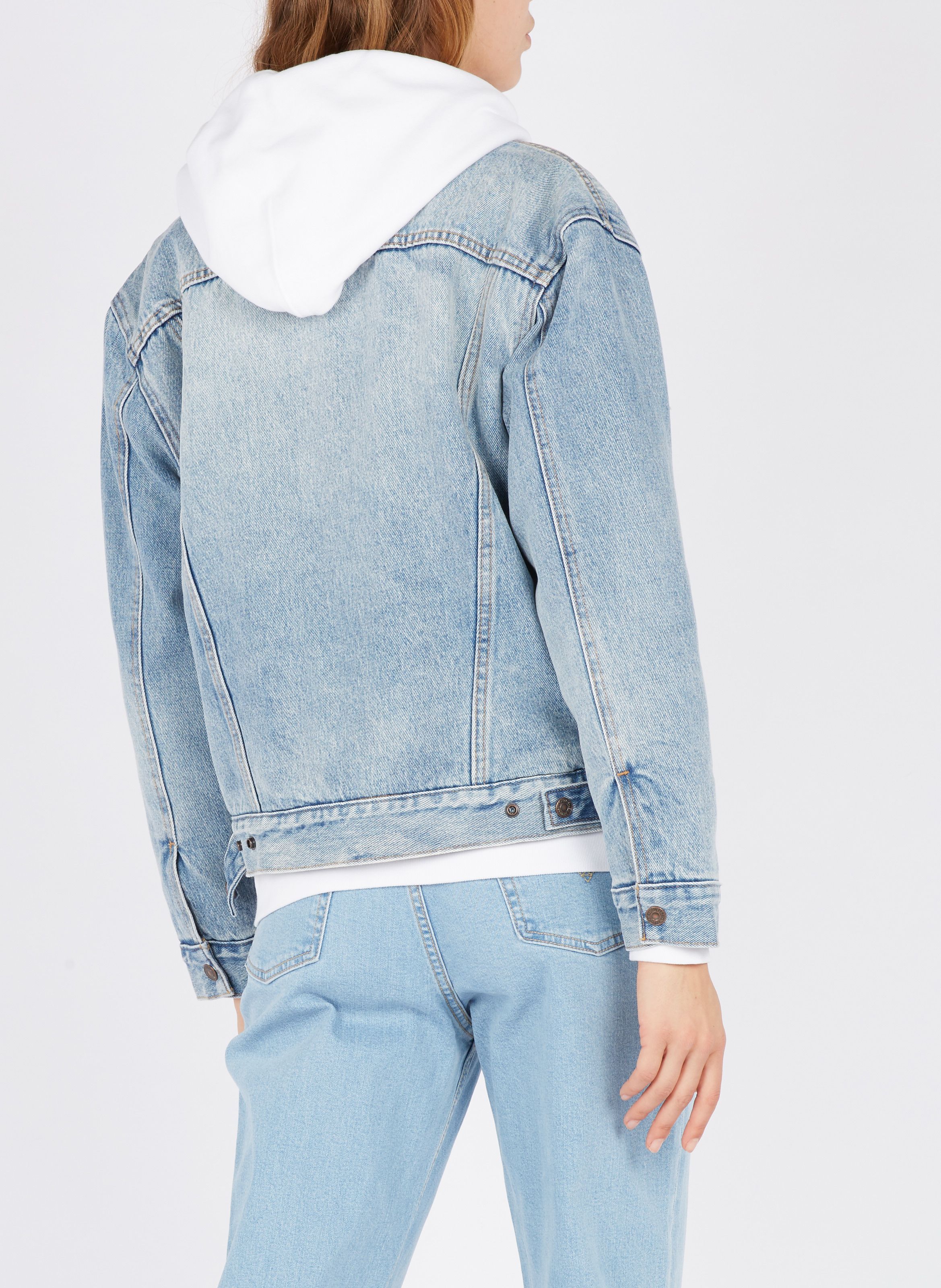 fur lined denim jacket levis